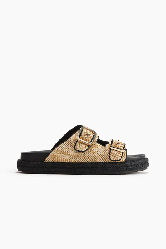 Espadrille-style sandals
