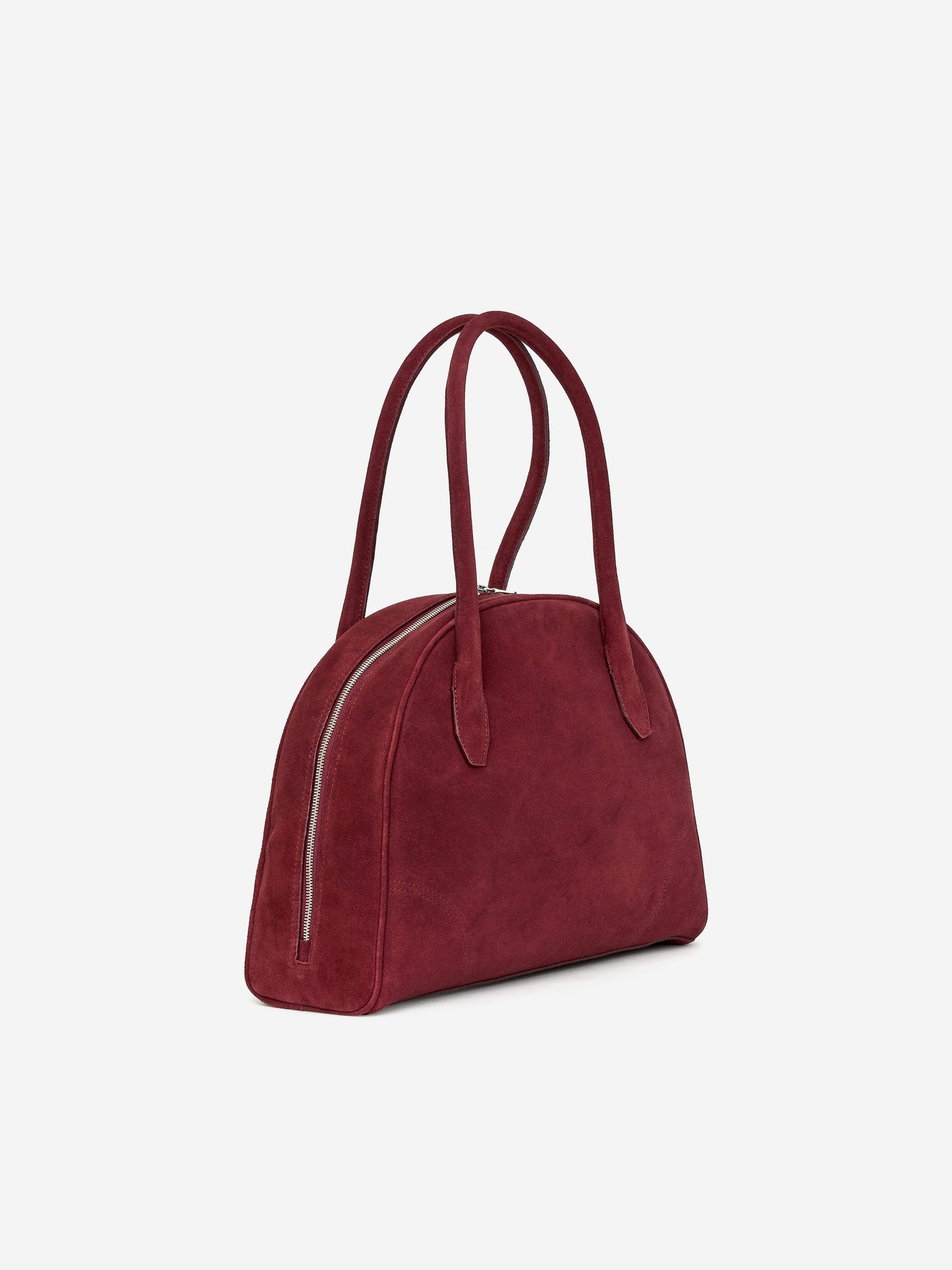Suede Bowling Bag