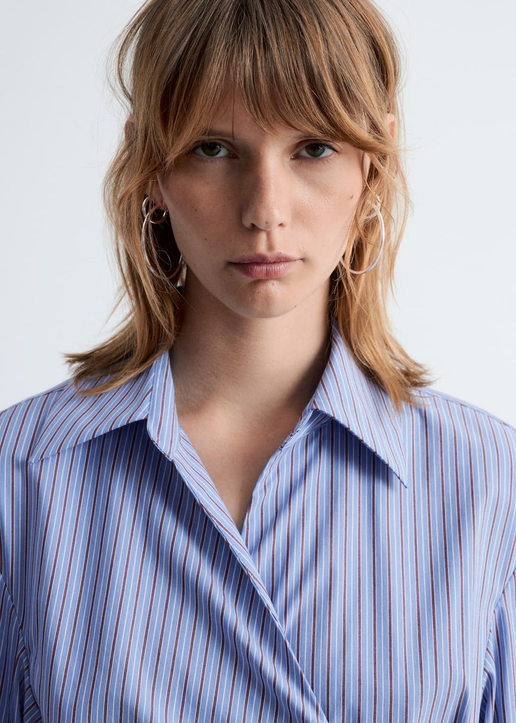 Wrap Shirt Mini Dress