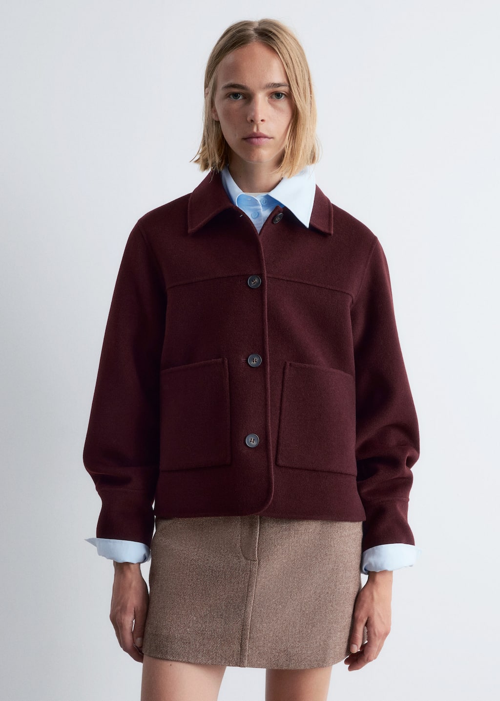 Collared Wool Jacket