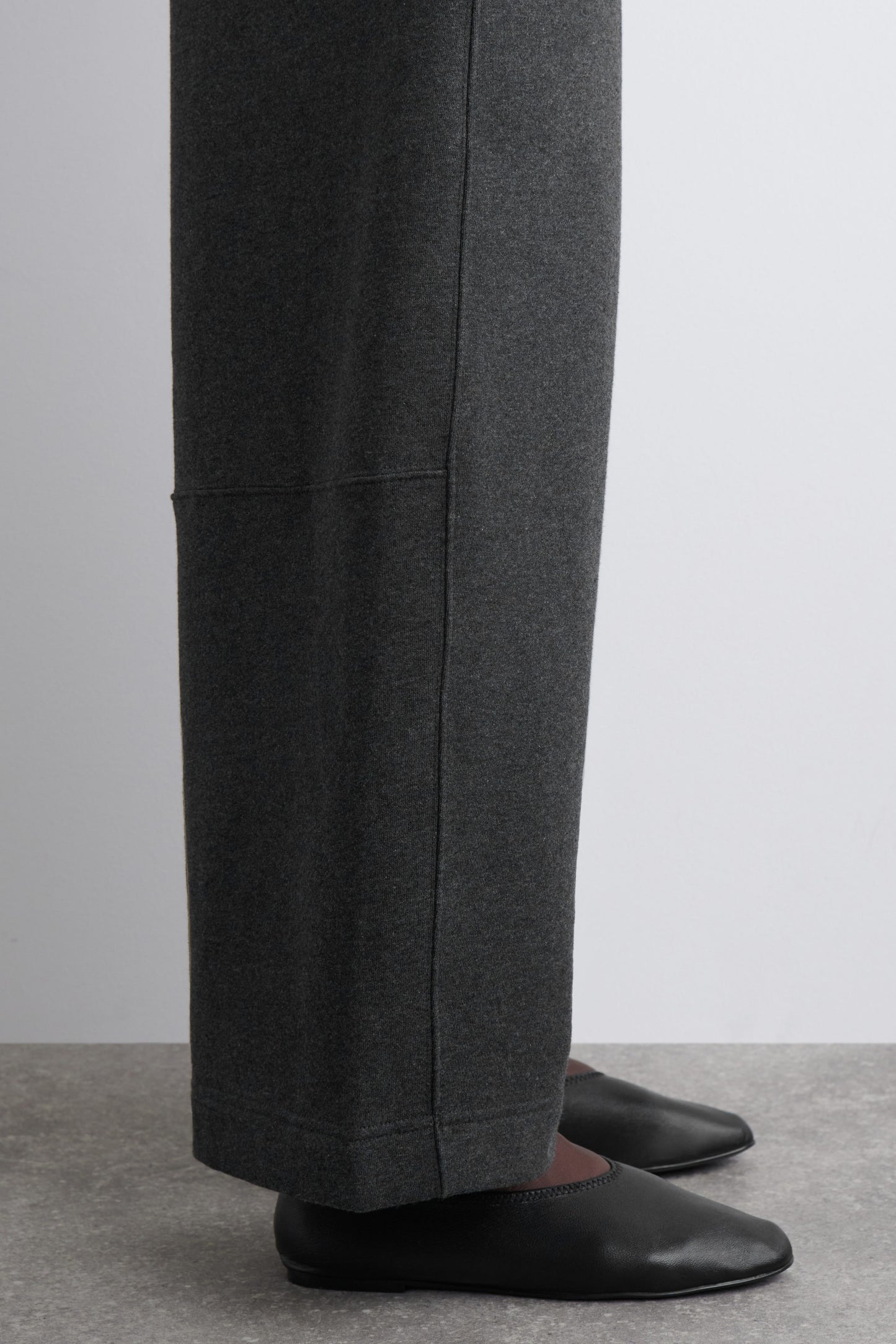 Cotton Wide-Leg Joggers