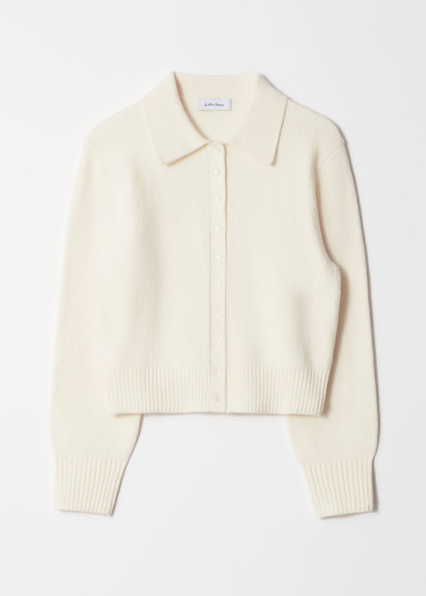 Knitted Collar Cardigan