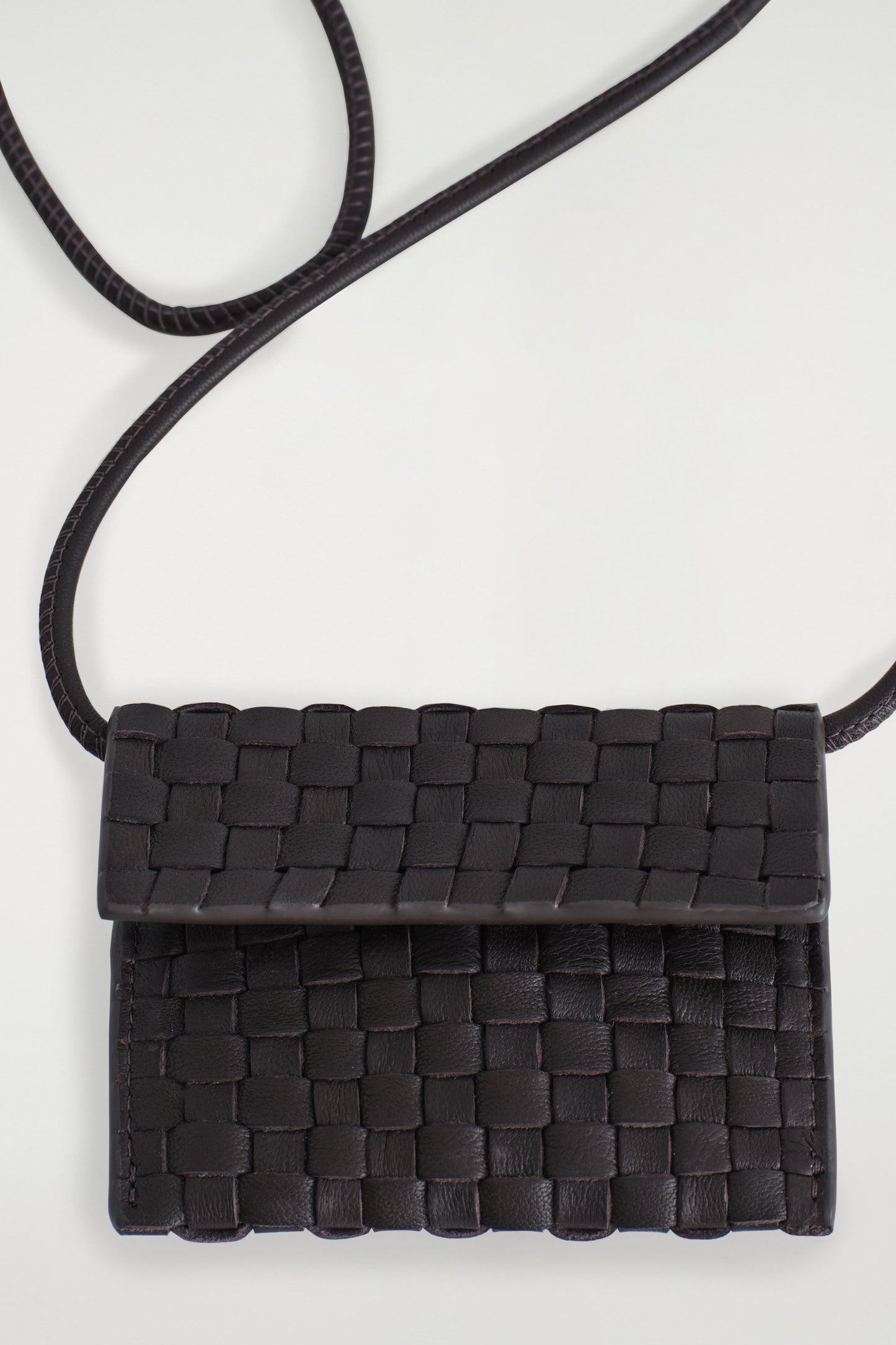Braided Leather Cardholder