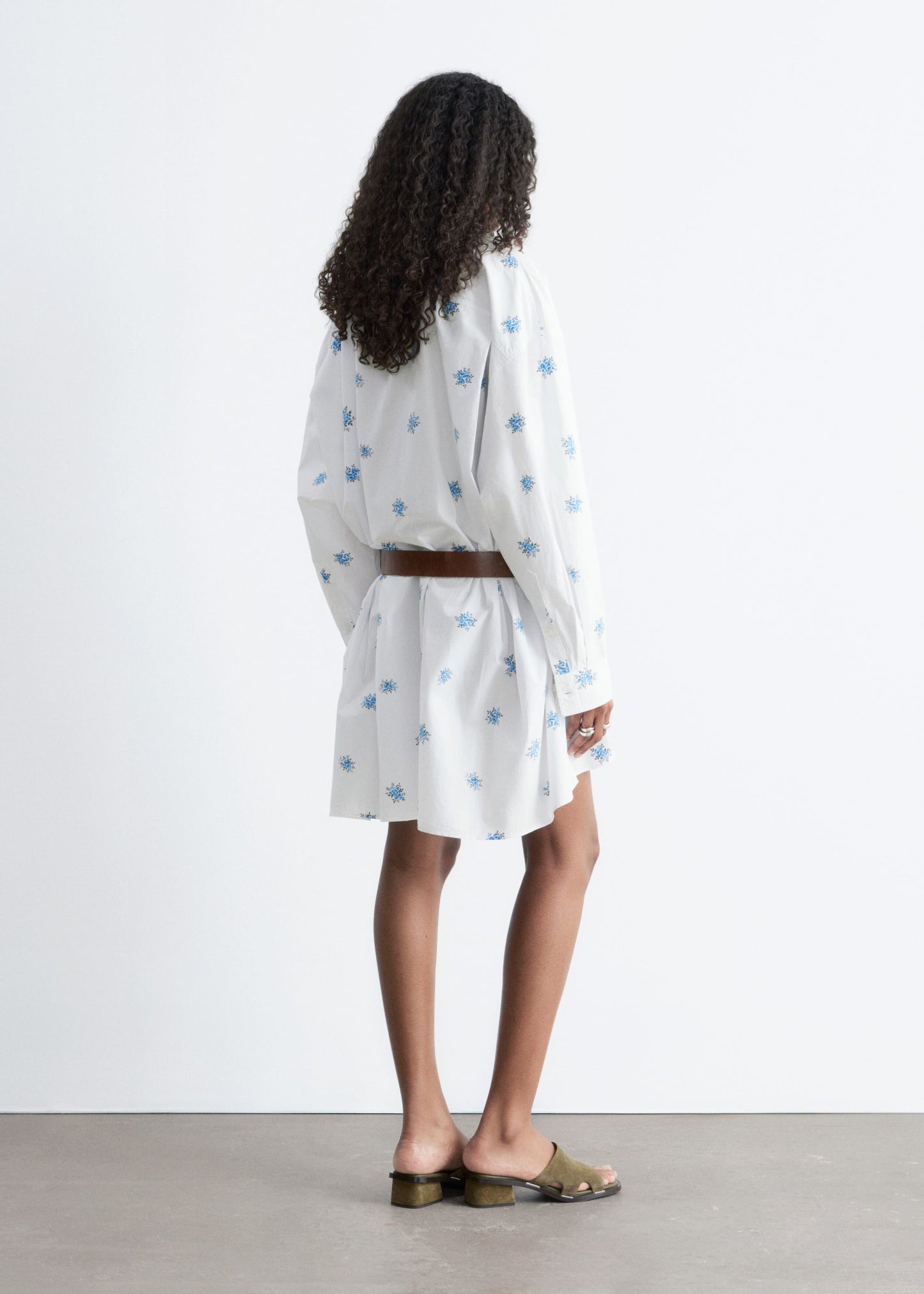 Oversized Shirt Mini Dress
