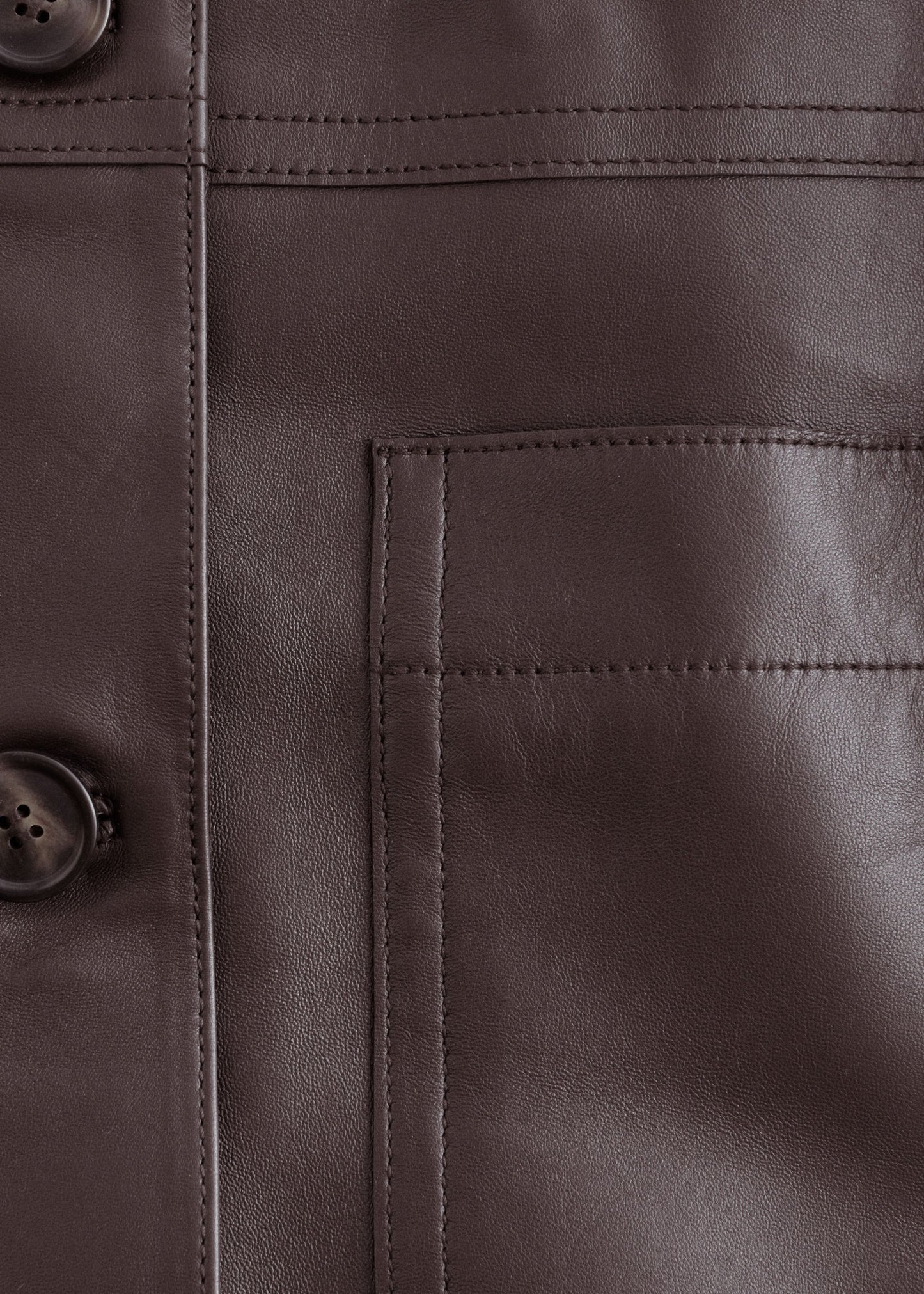 Boxy Nappa Leather Jacket