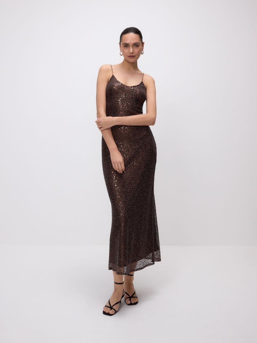 Sequin maxi dress