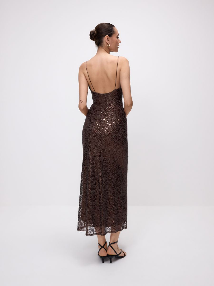Sequin maxi dress