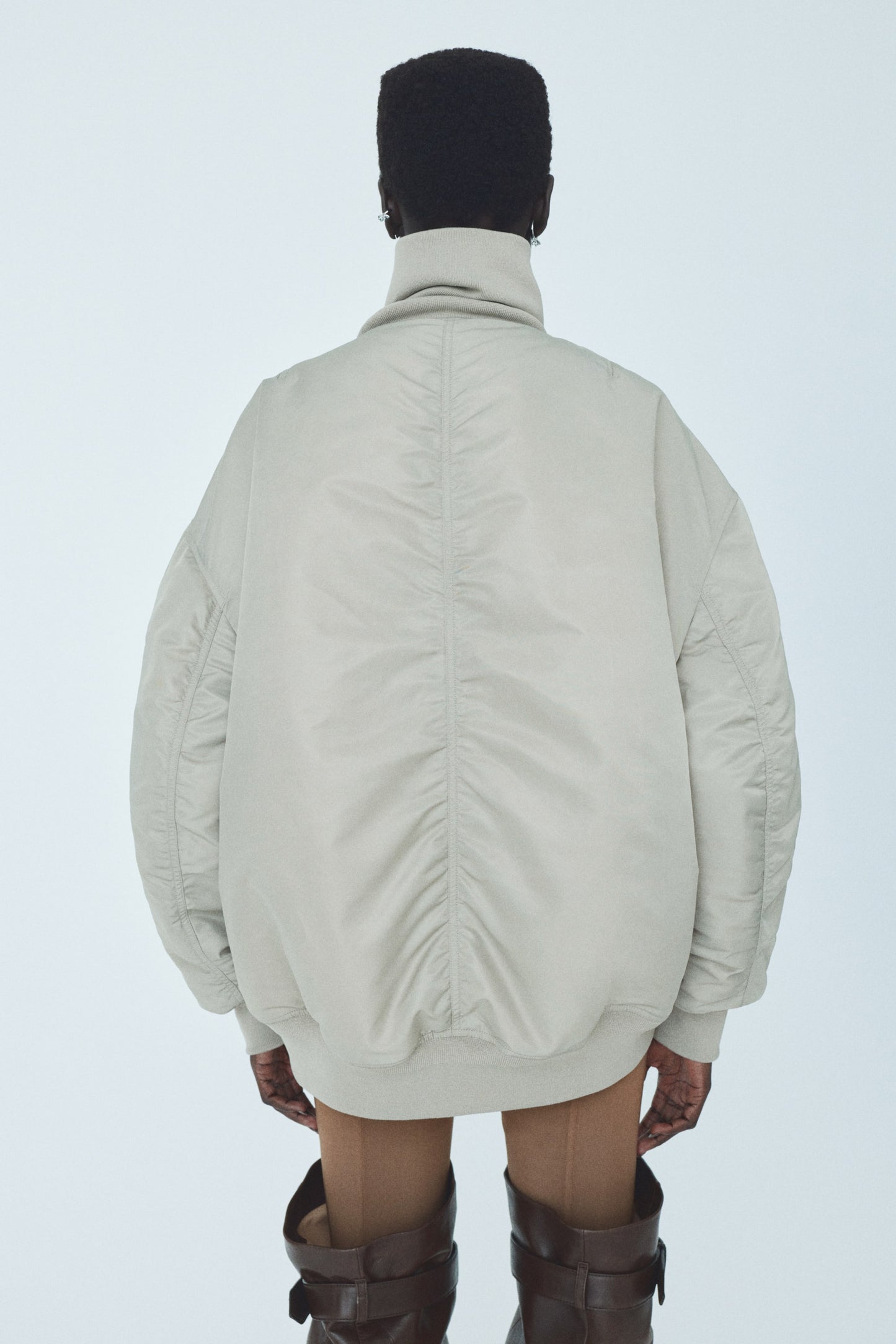 Padded bomber jacket