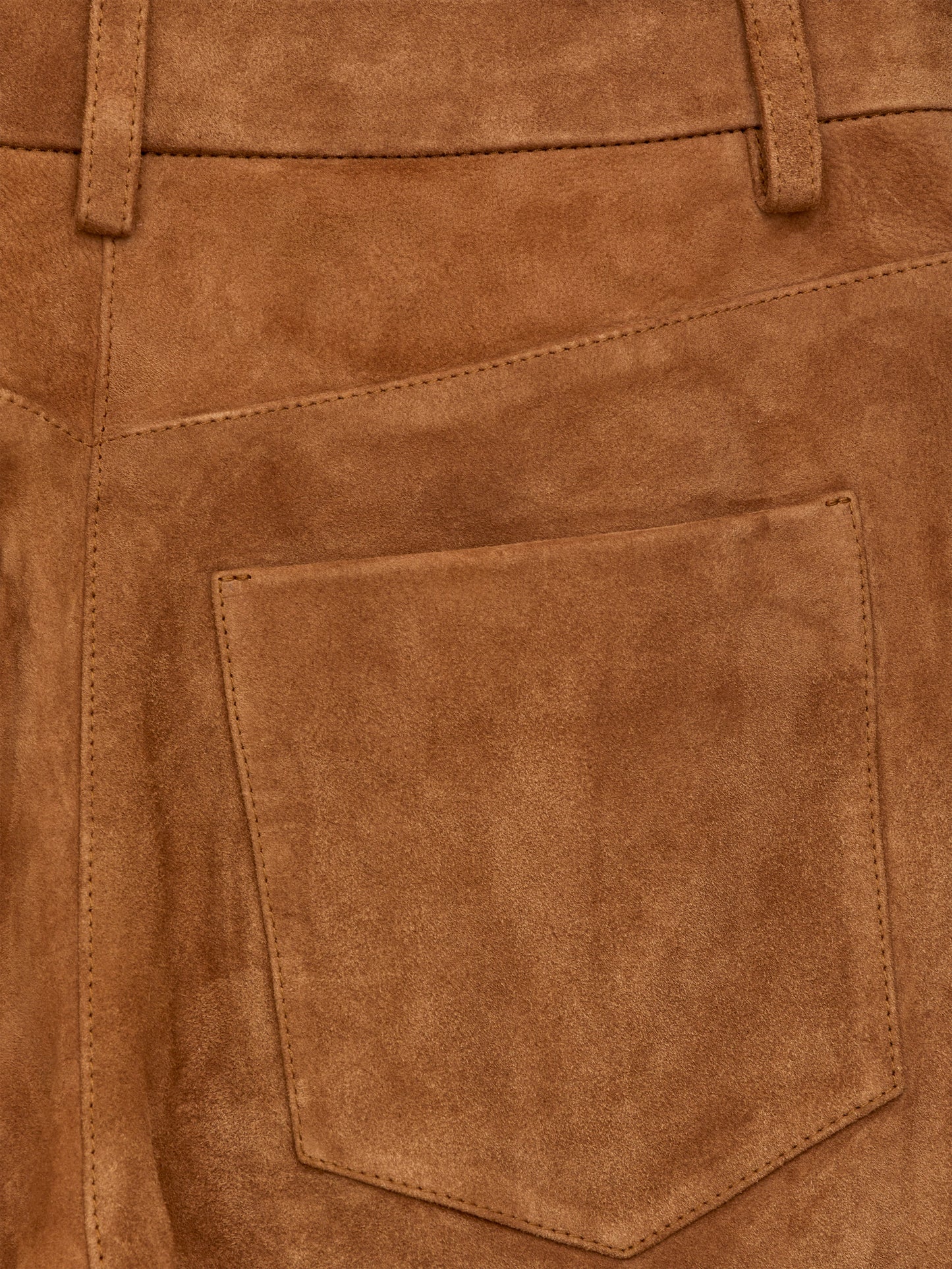 Relaxed Suede Trousers