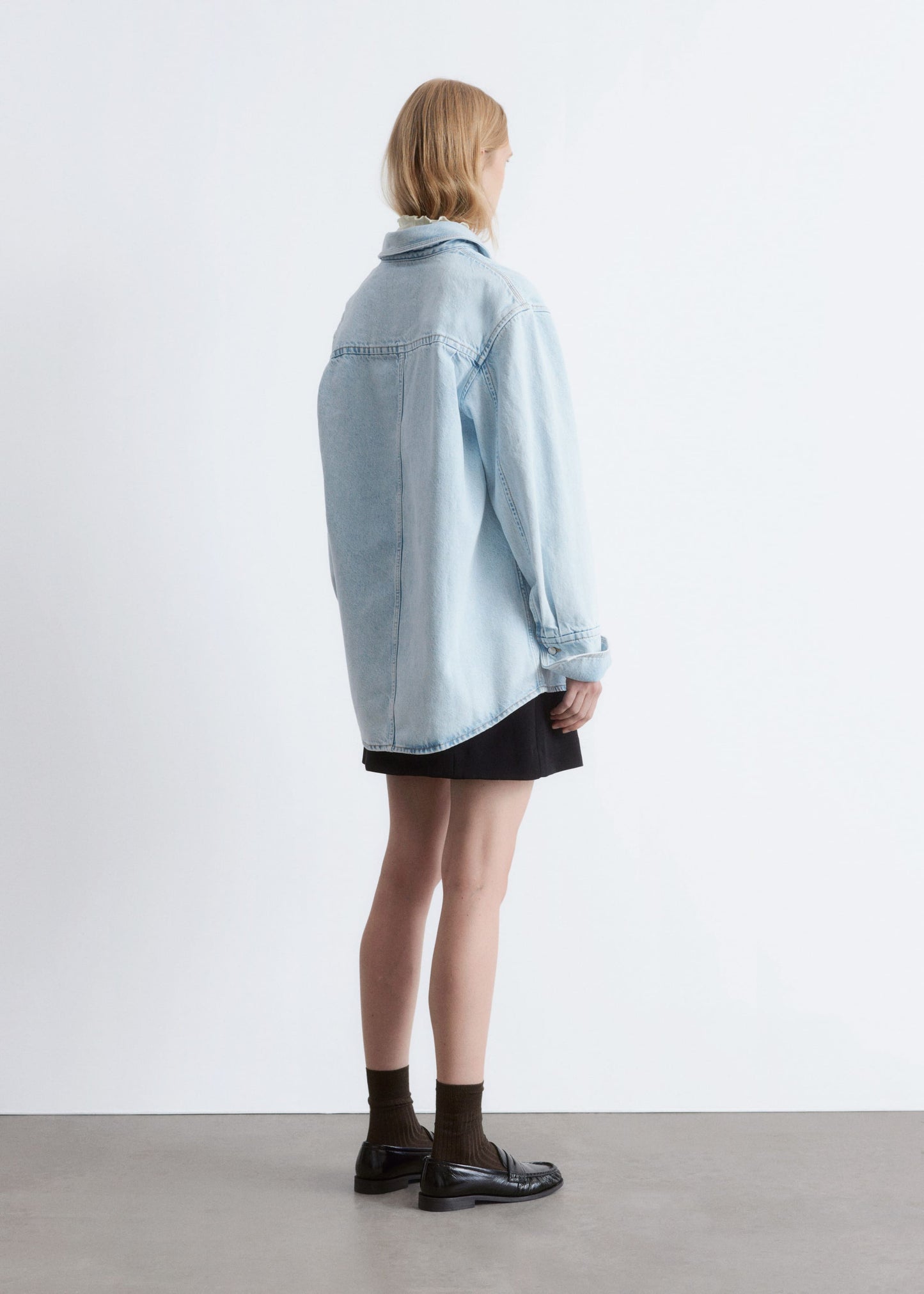 Oversized Denim Shirt