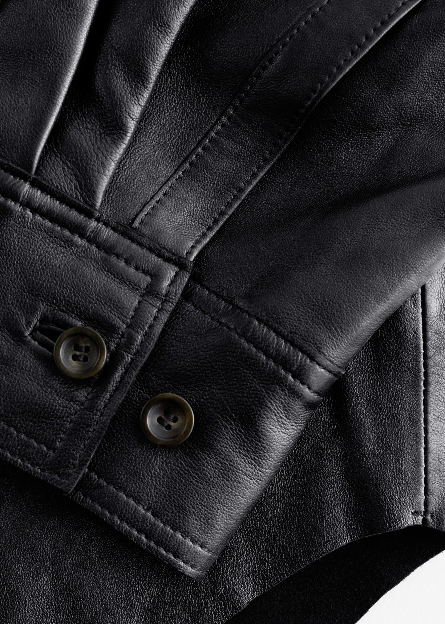 Oversized Leather Shirt