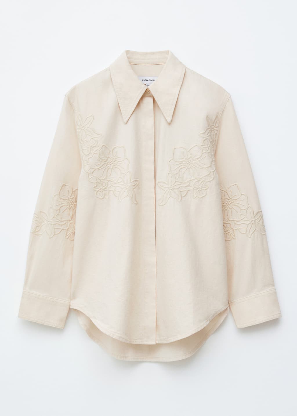 Embroidered Denim Shirt