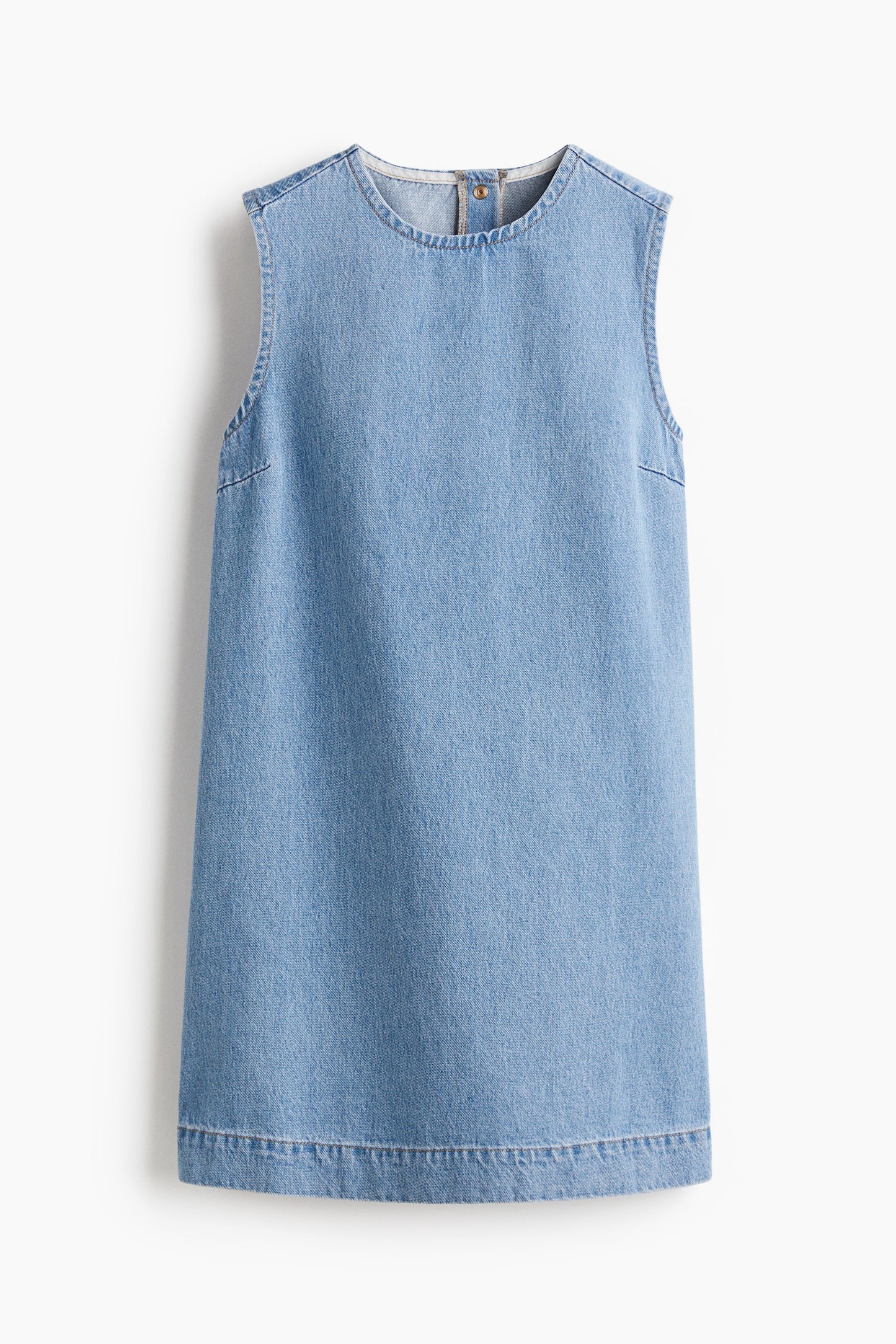 Denim shift dress