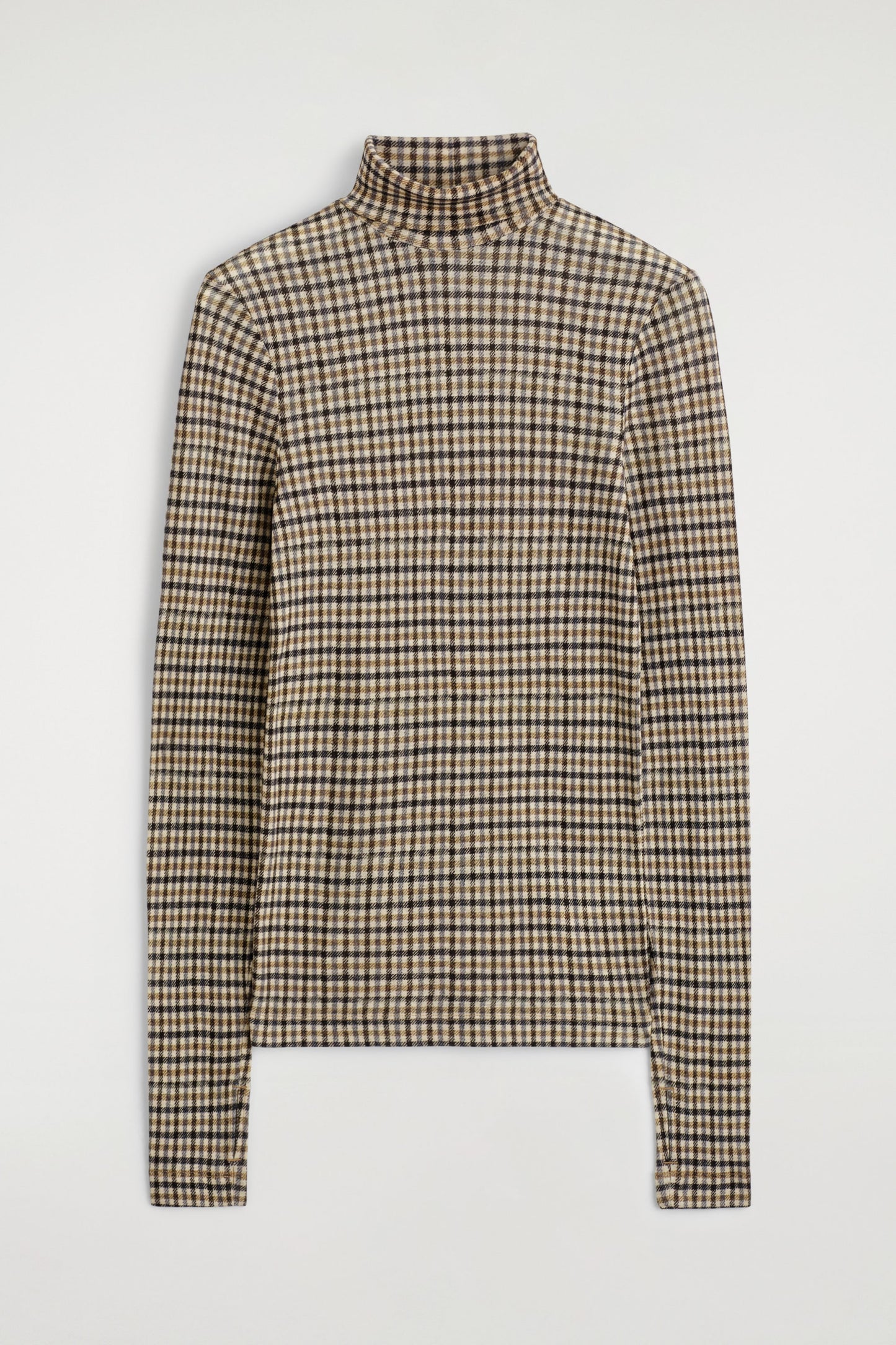 Merino Wool High-Neck Top