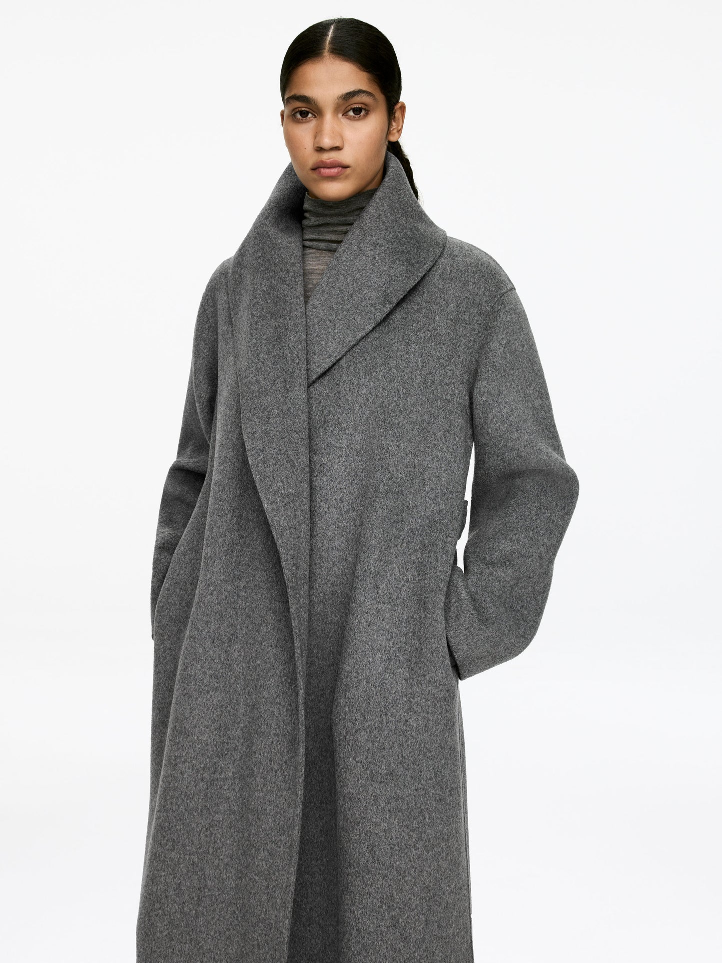 Shawl-Collar Coat