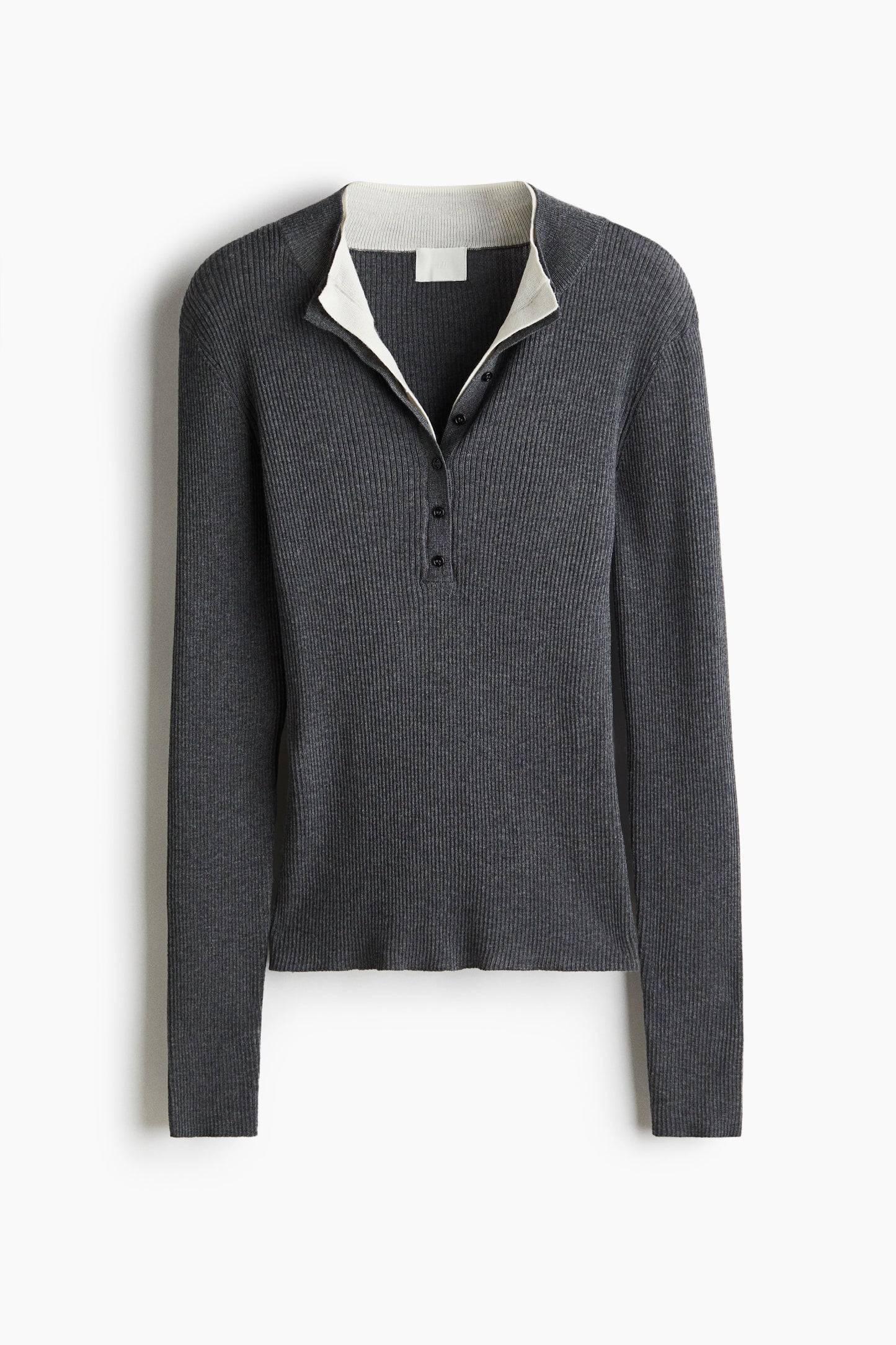 Rib-knit top