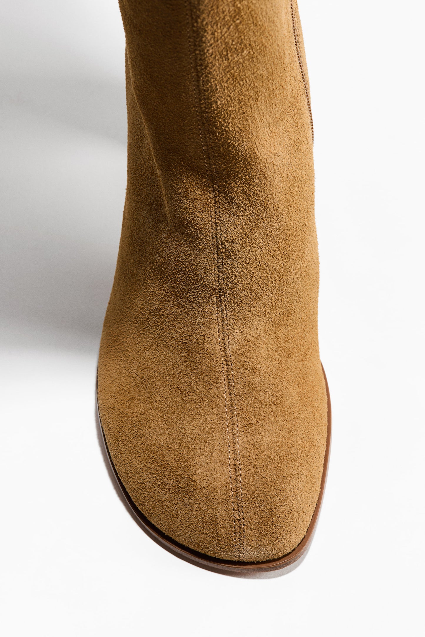 Over-the-knee suede boots