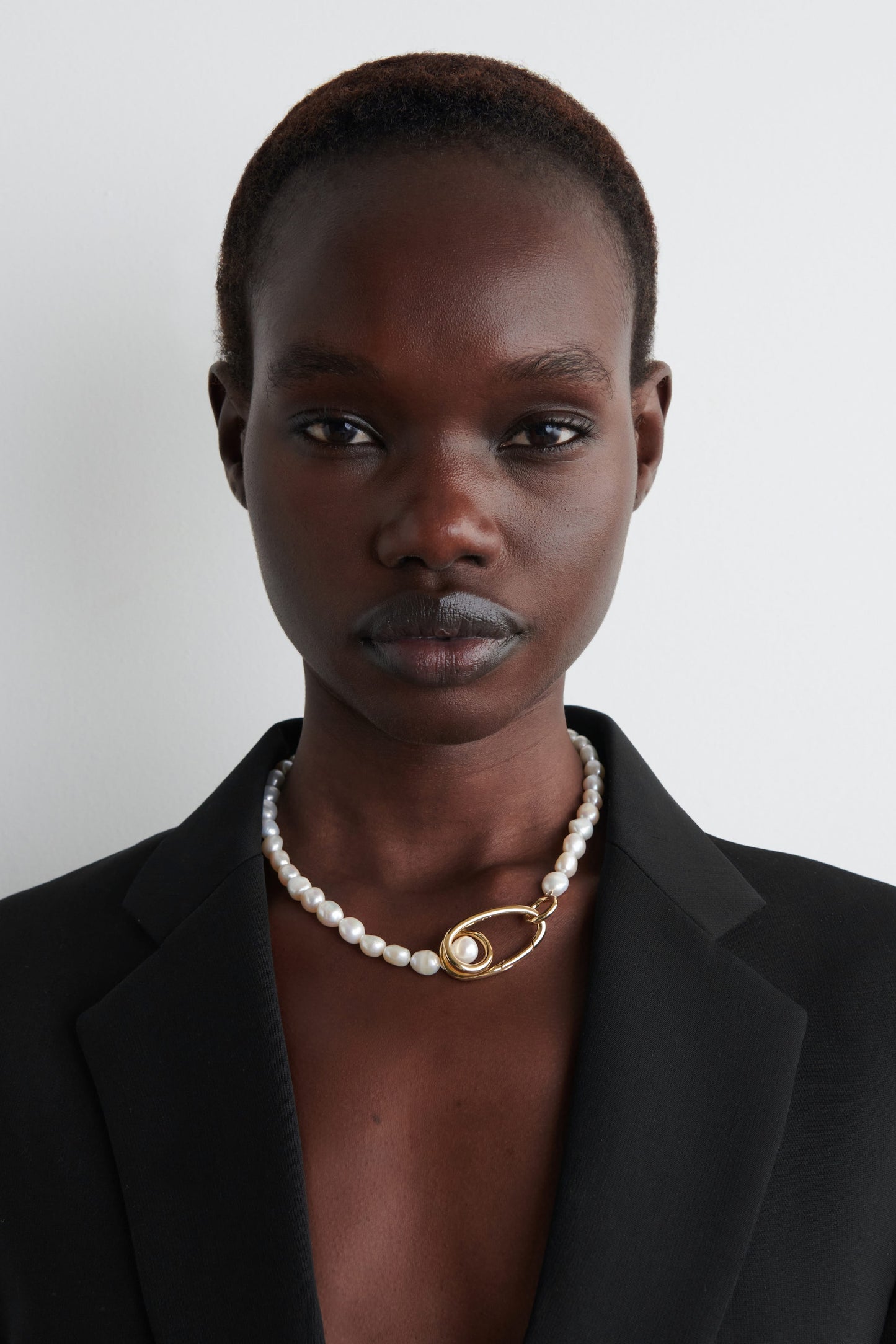 Coiled Freshwater Pearl Necklace