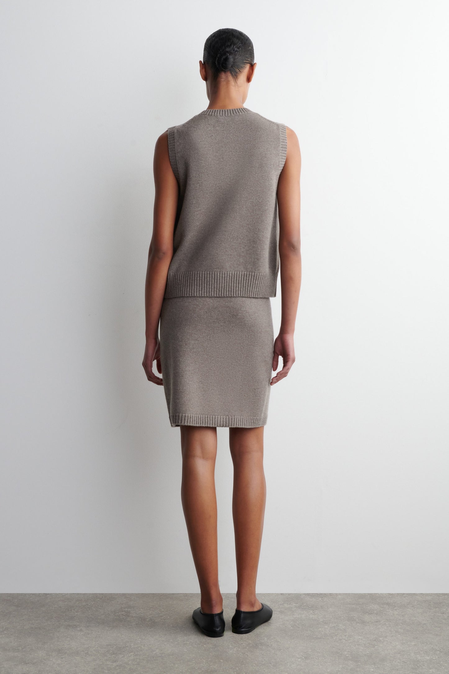 Merino Wool Mini Skirt