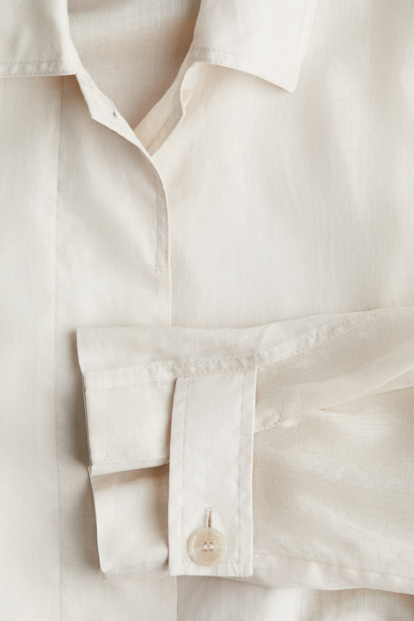 Ramie trench coat