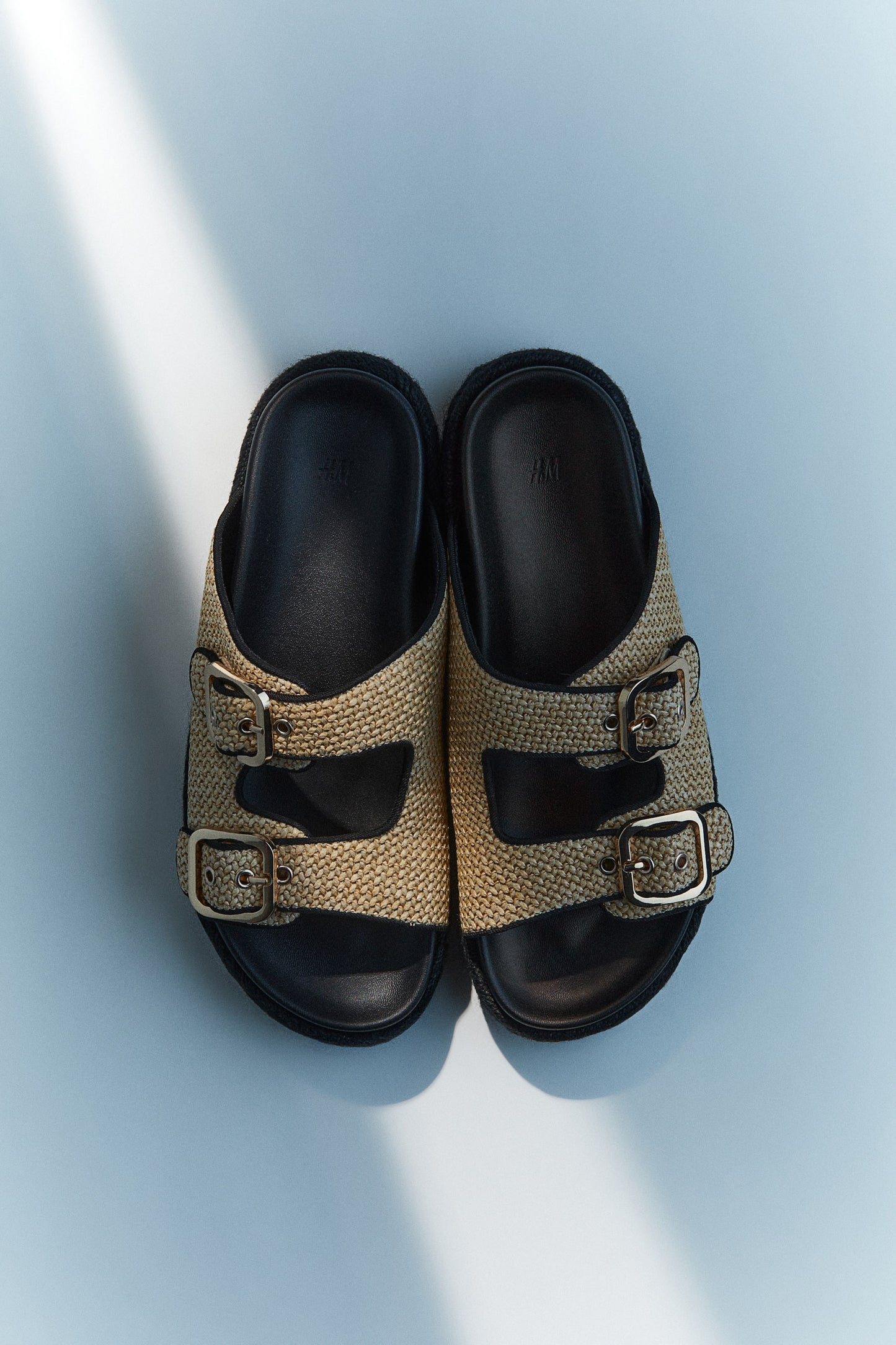 Espadrille-style sandals