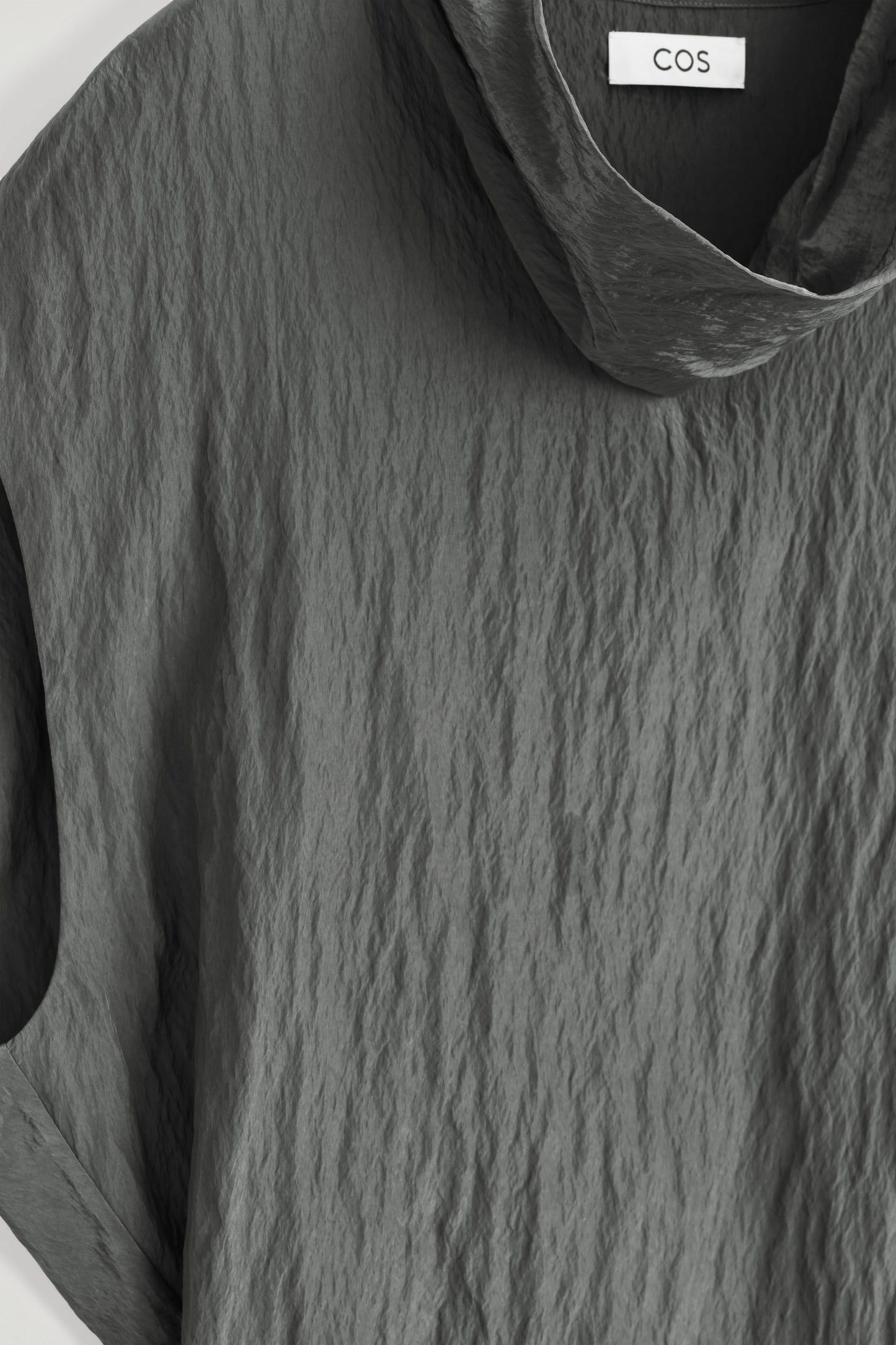 Crinkled-Satin Top