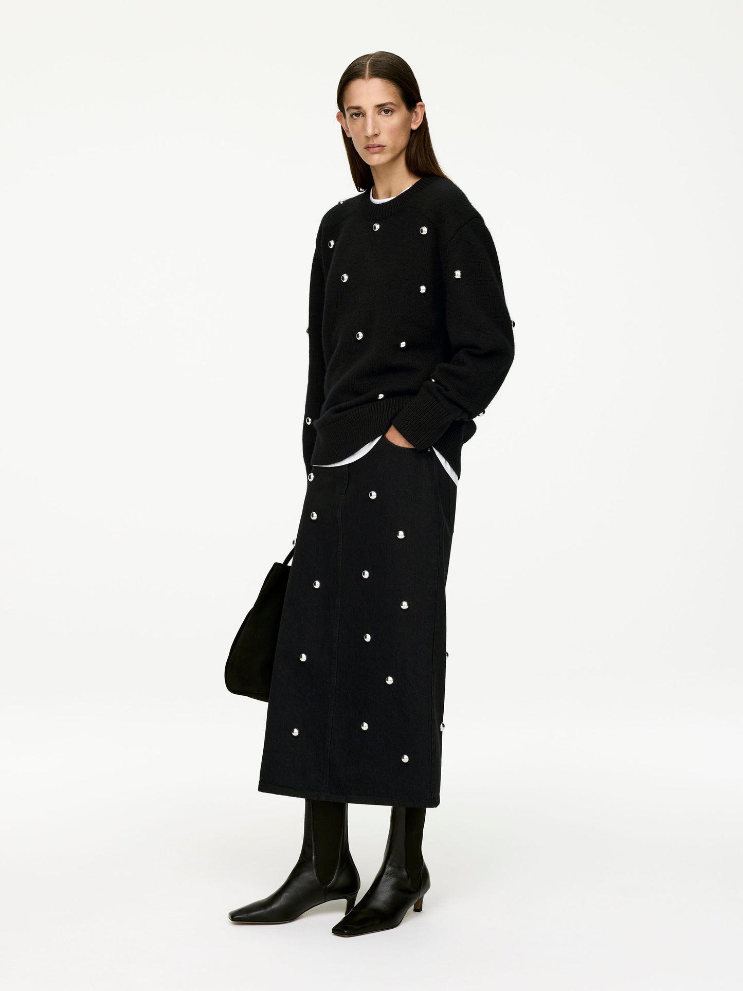 Studded Wool Jumper