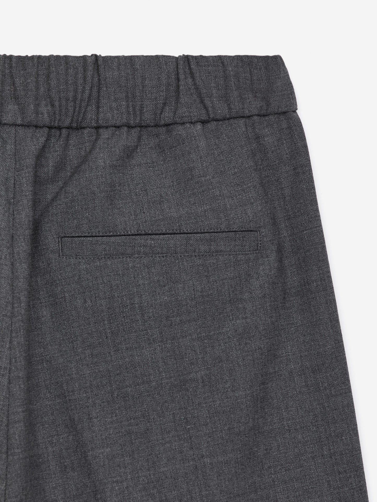 Elastic Waist Tailored Trousers