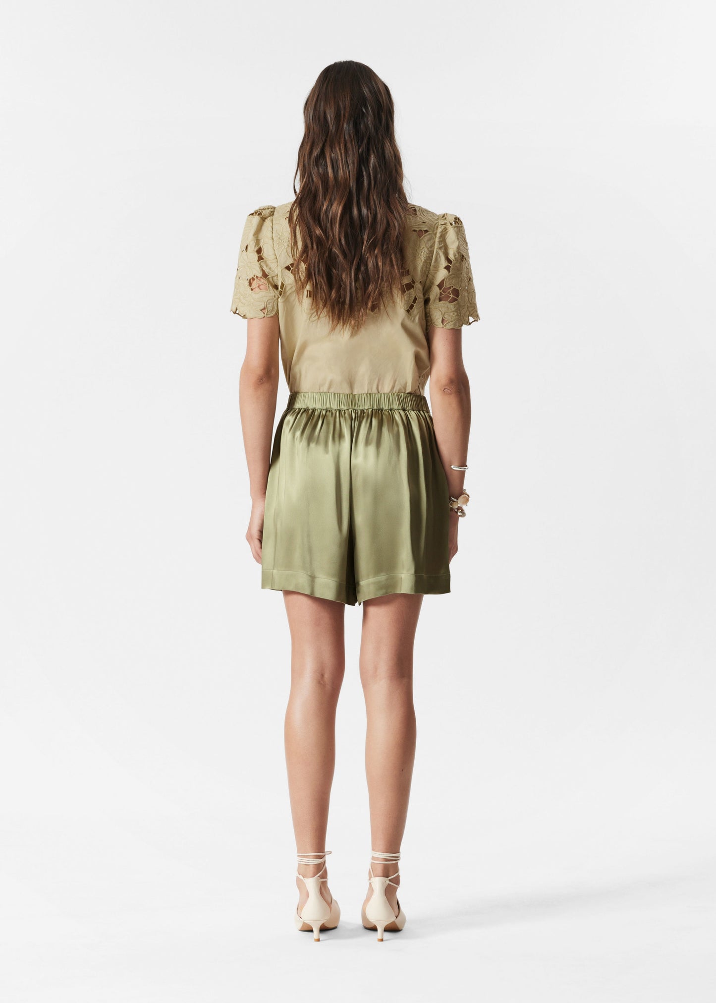 Satin Pull-On Shorts