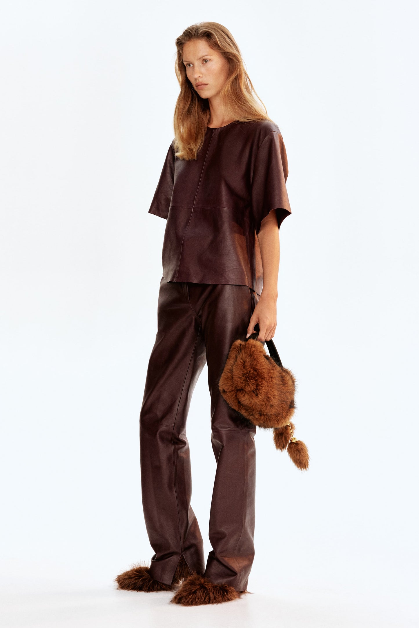 Leather T-shirt