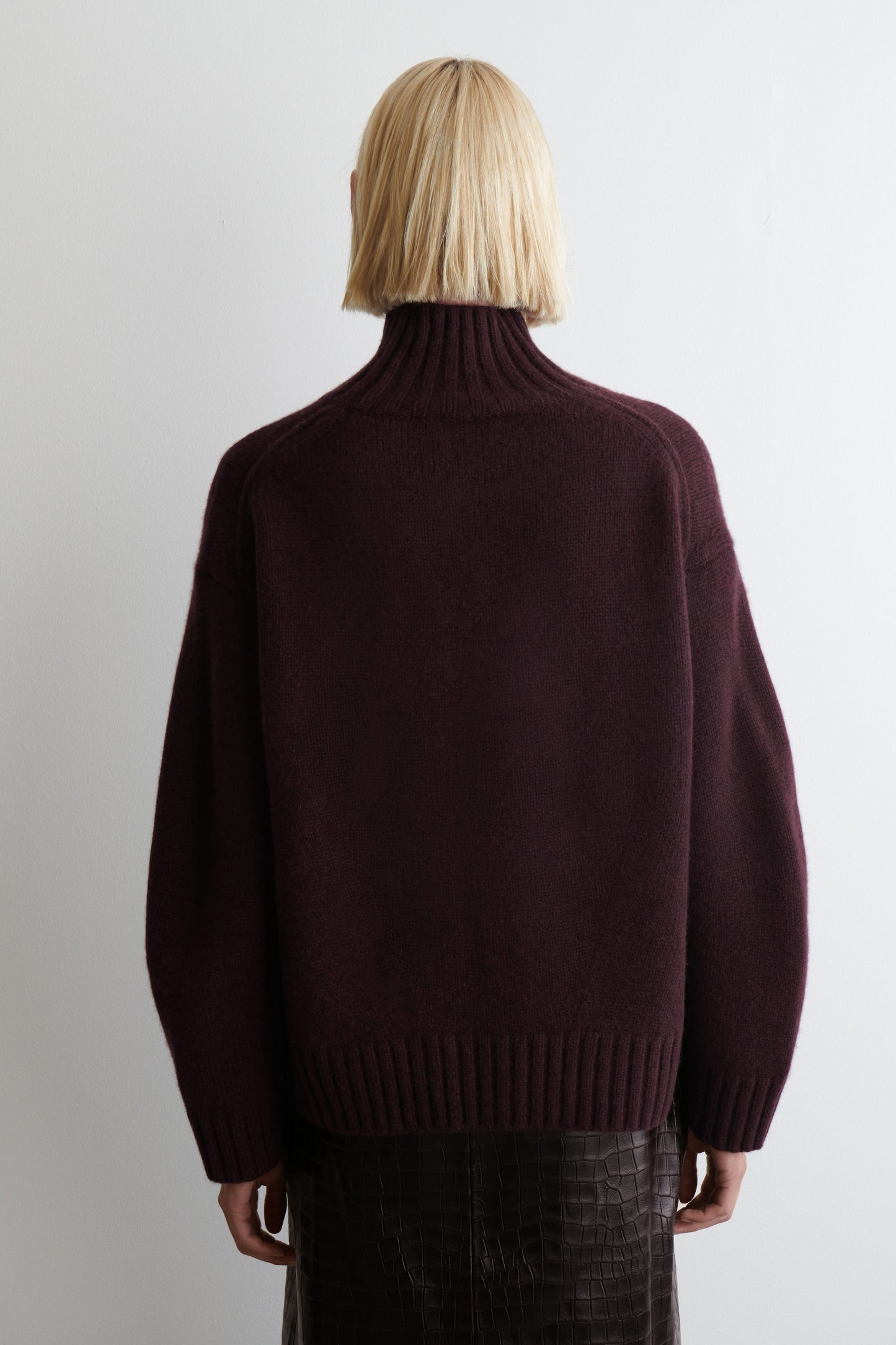 Cashmere Funnel-Neck Jumper