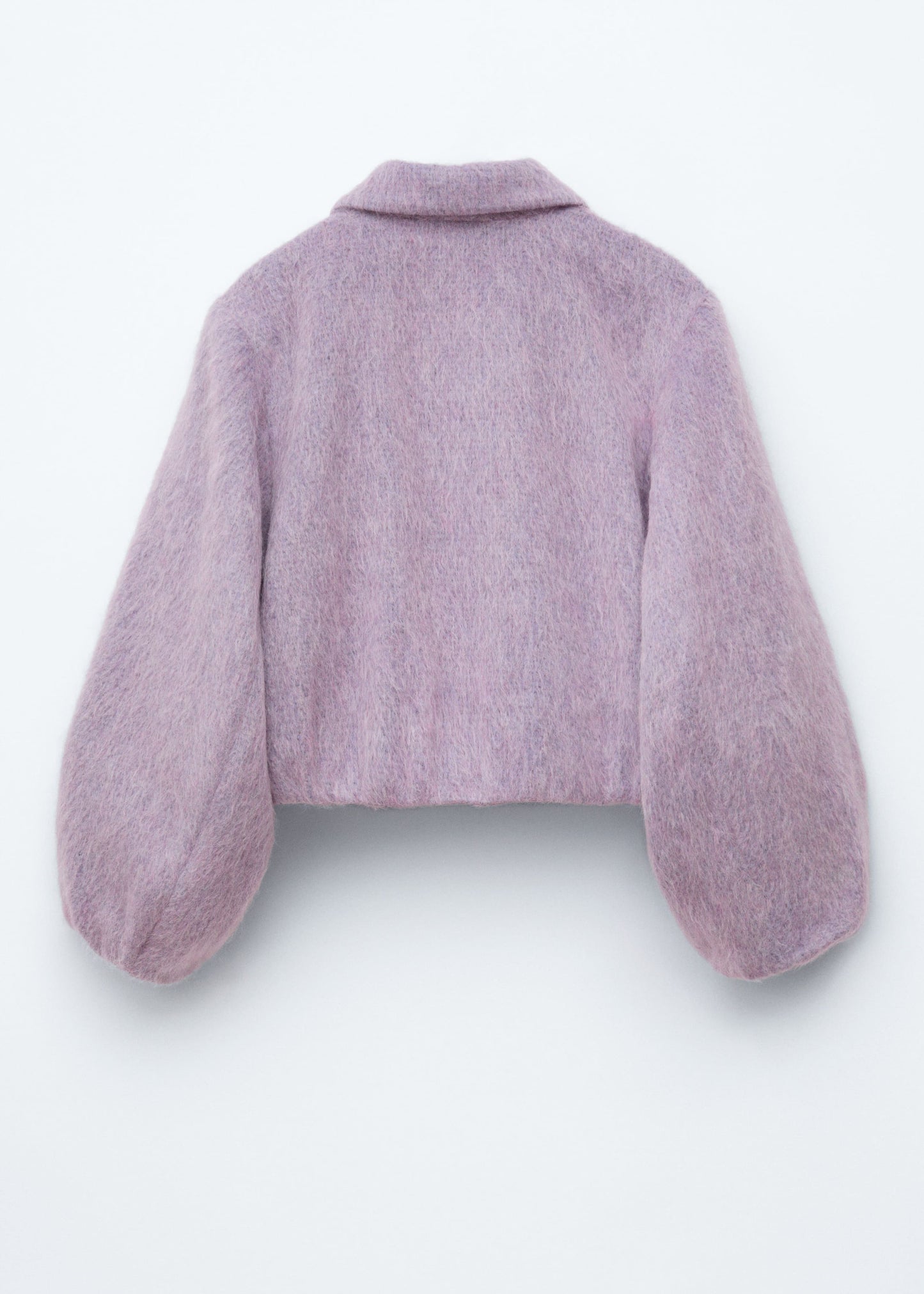 Cropped Wool Bomber Jacket