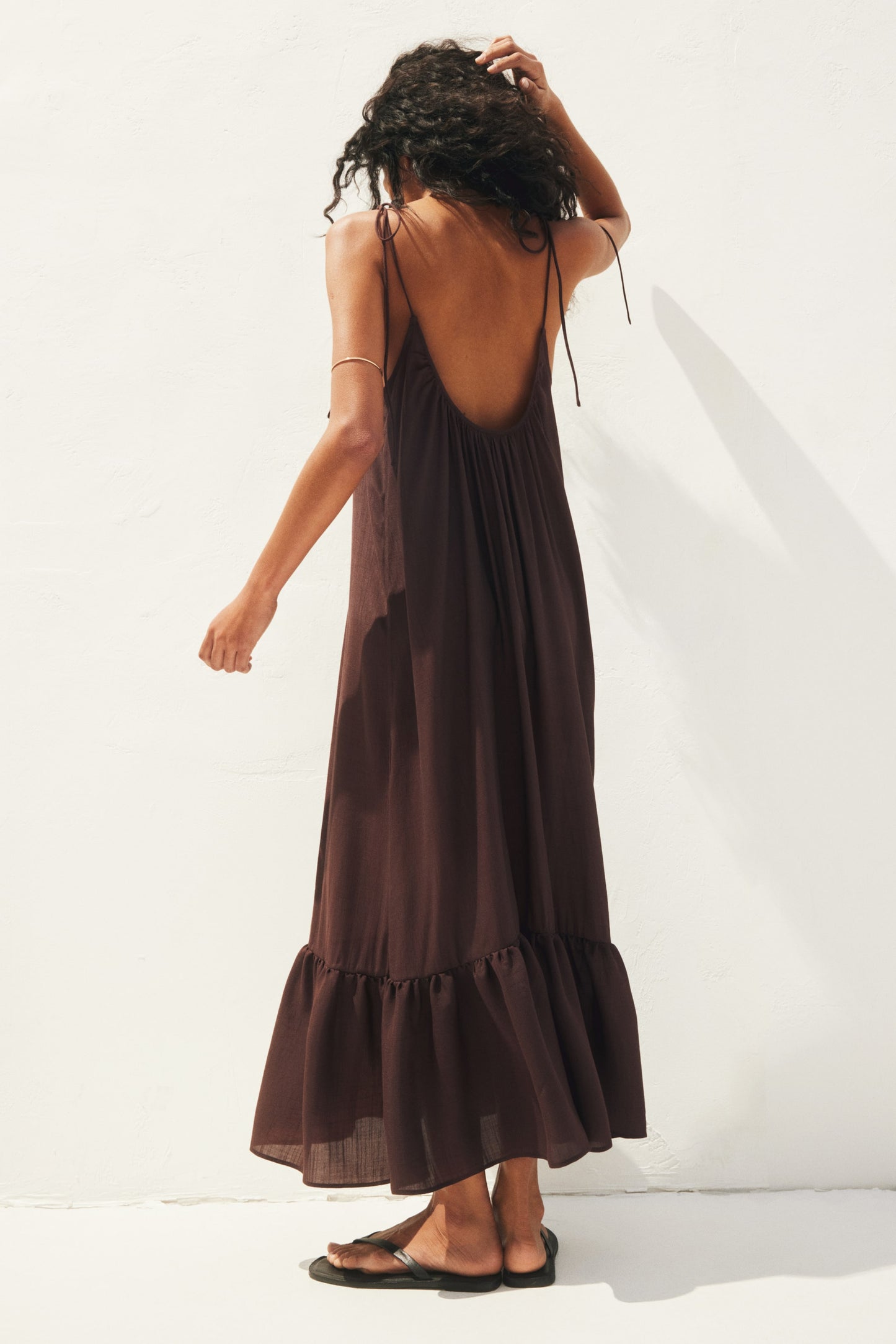 Tie-strap beach dress