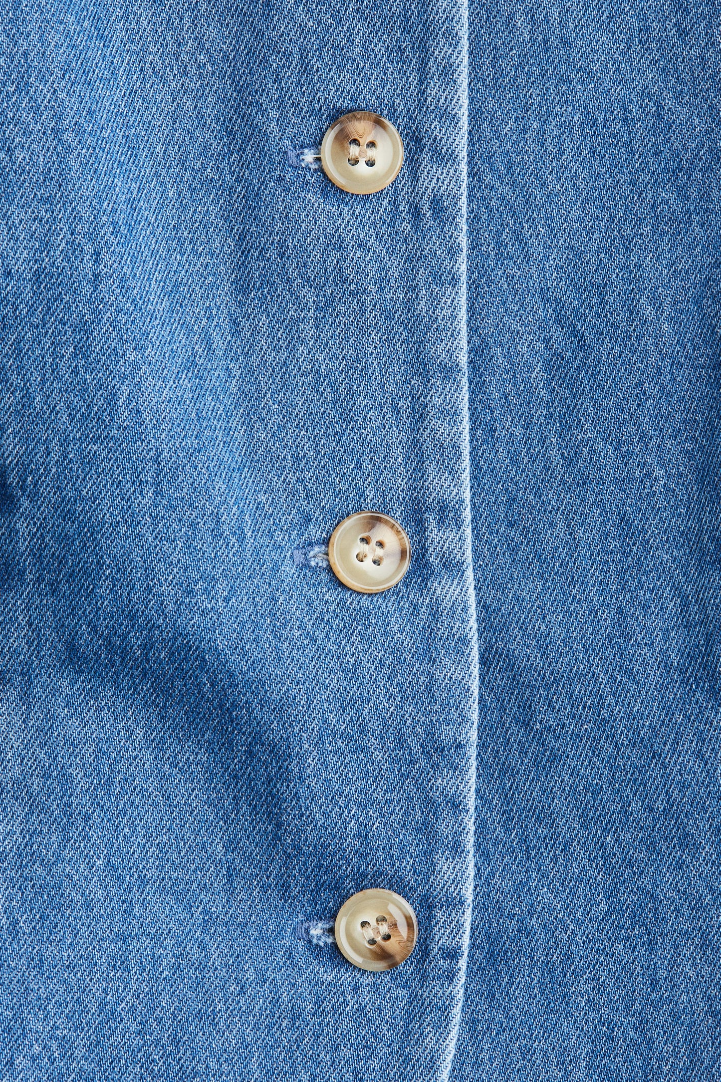 Tailored denim waistcoat