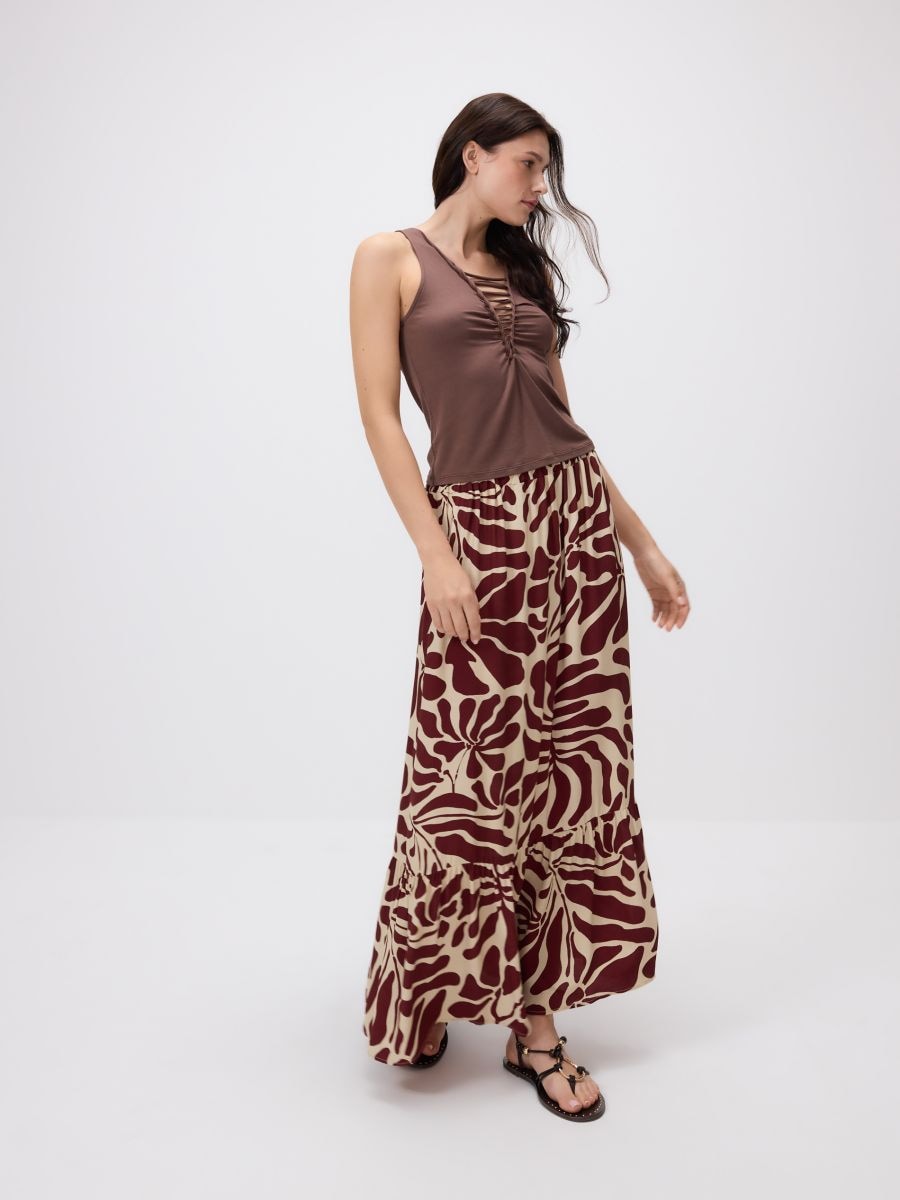 Patterned skirt