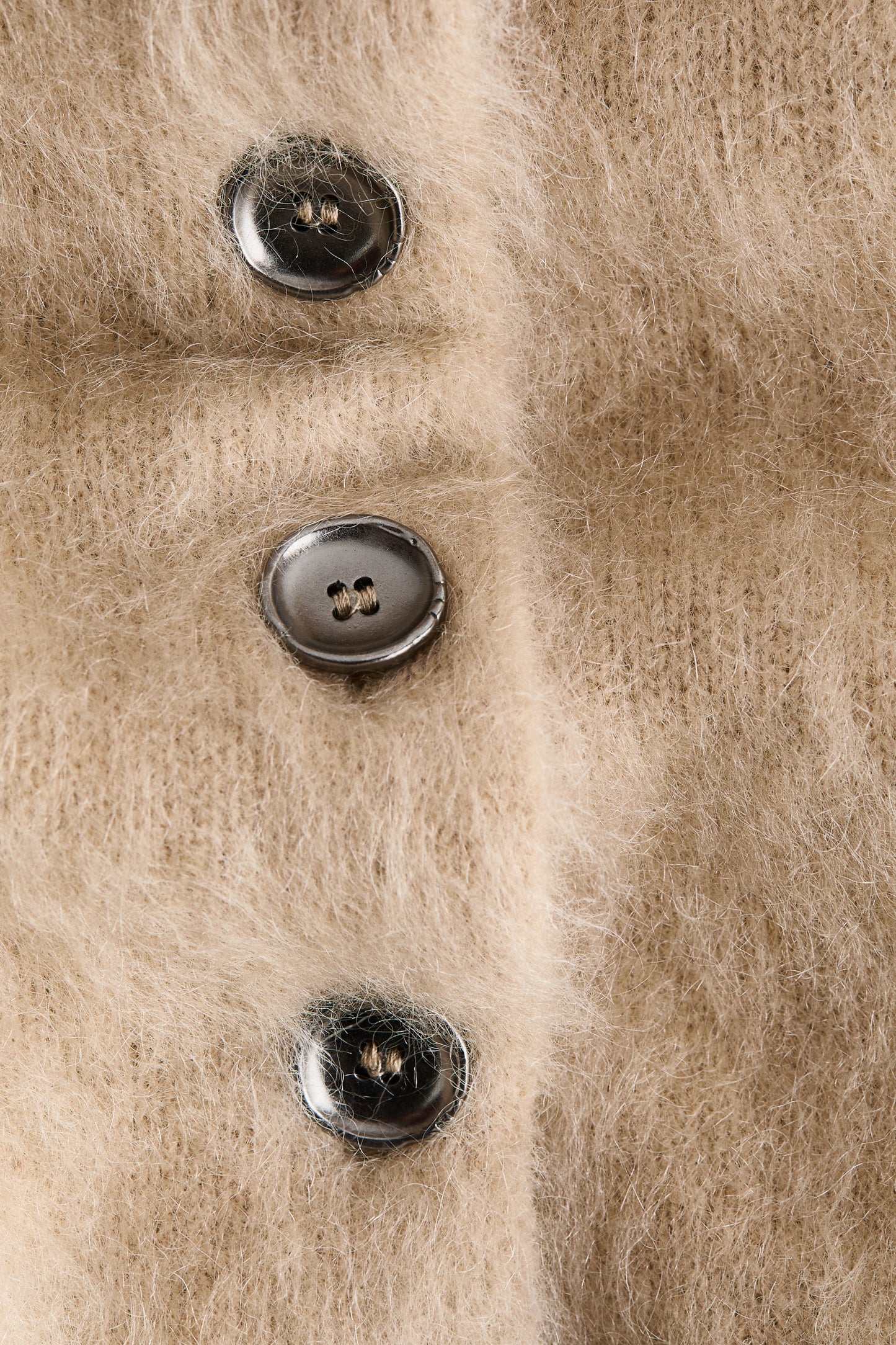 Mohair-blend cardigan