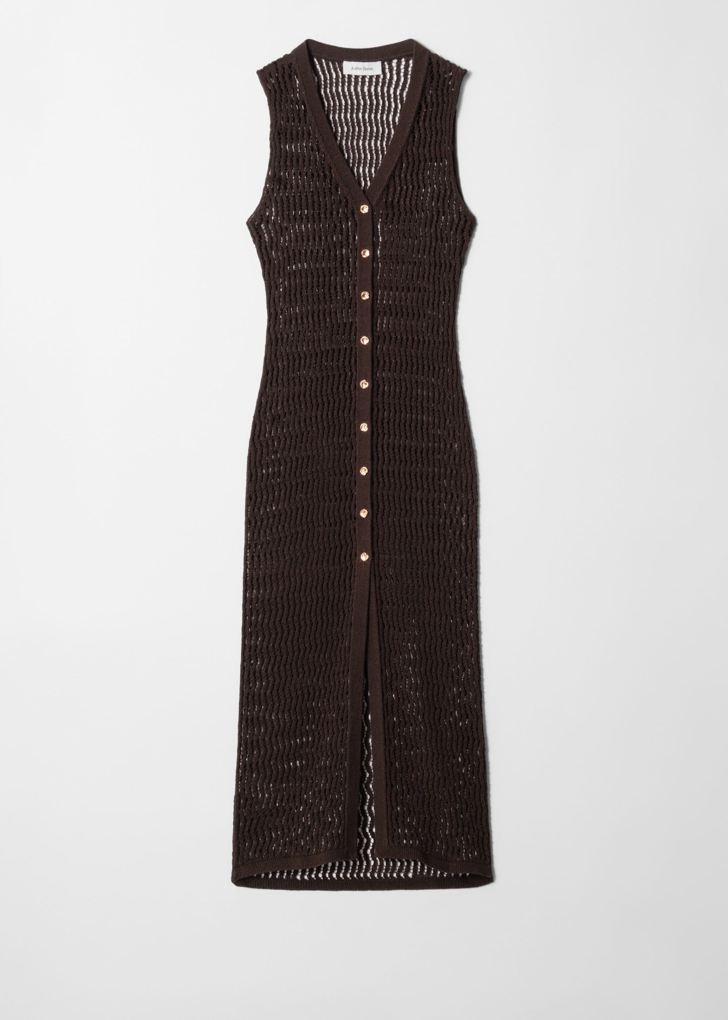 Open-Knit Maxi Dress