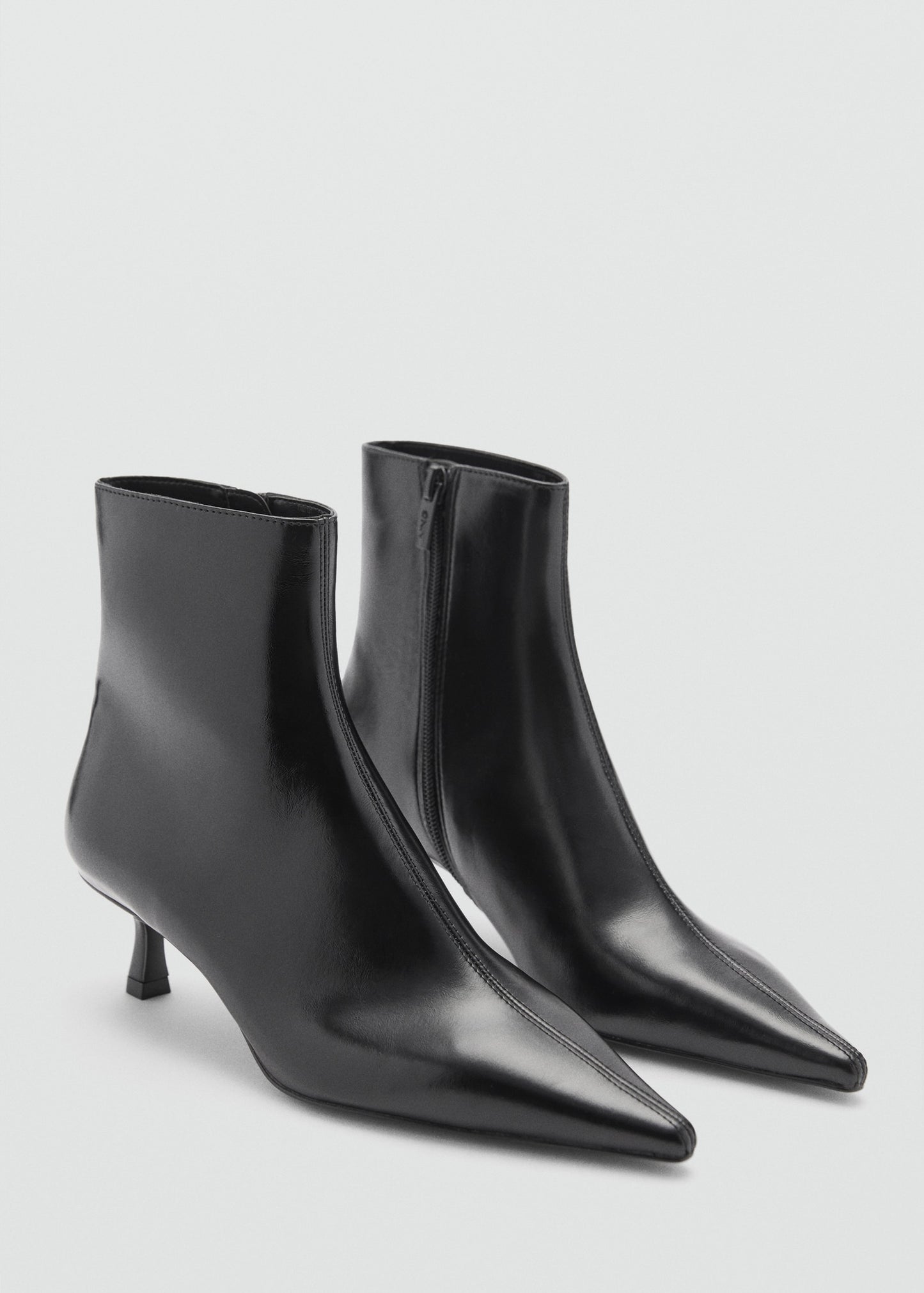 Kitten heel ankle boots