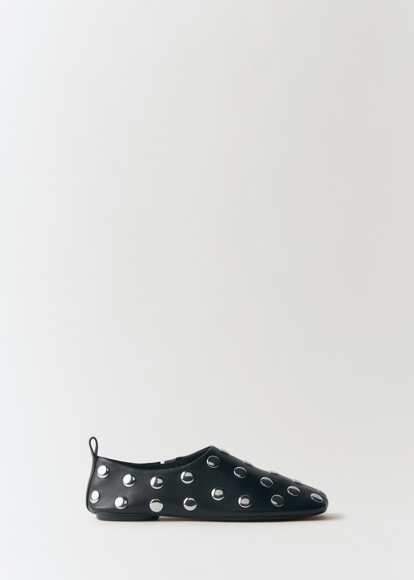 Studded leather shoes