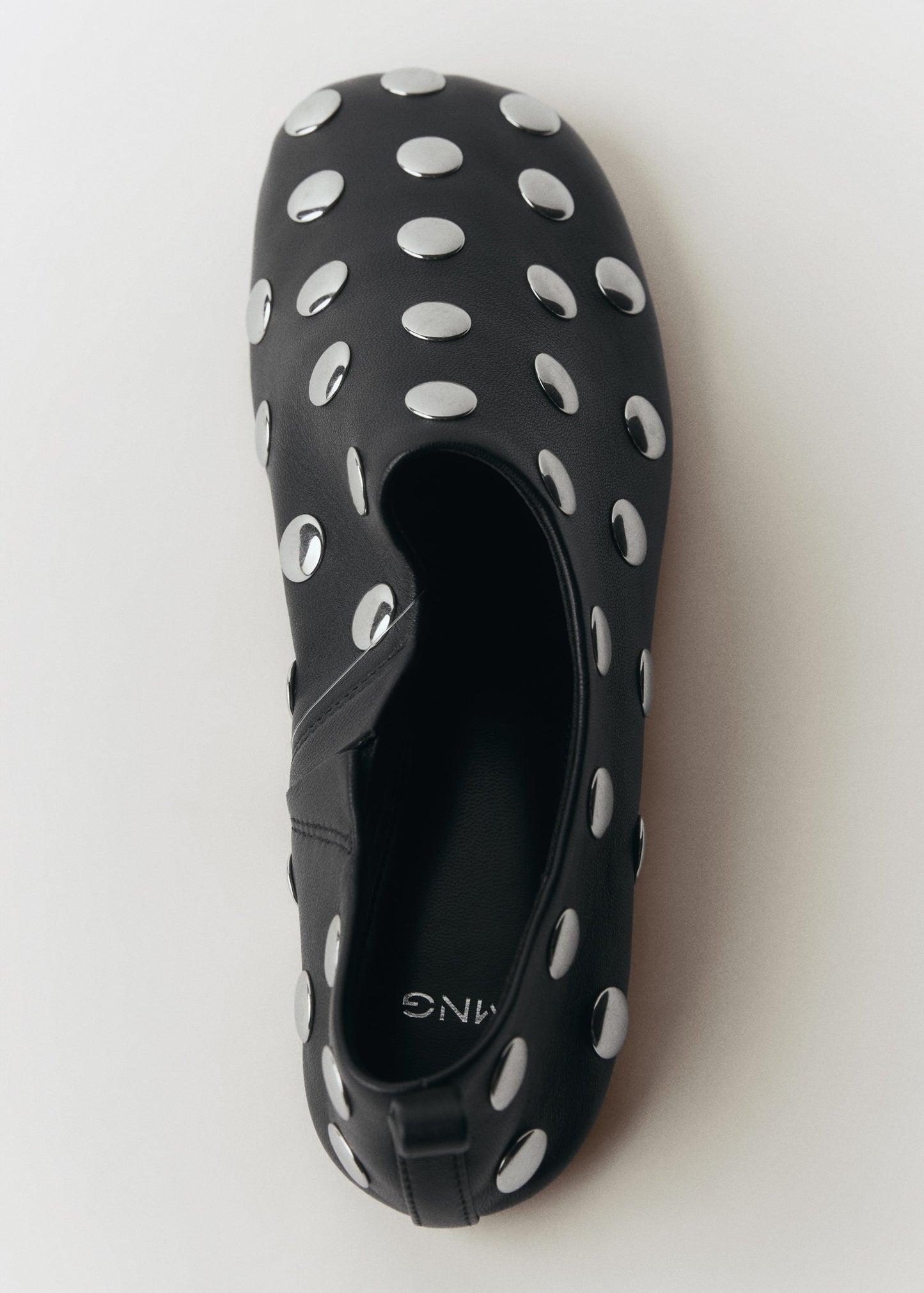 Studded leather shoes
