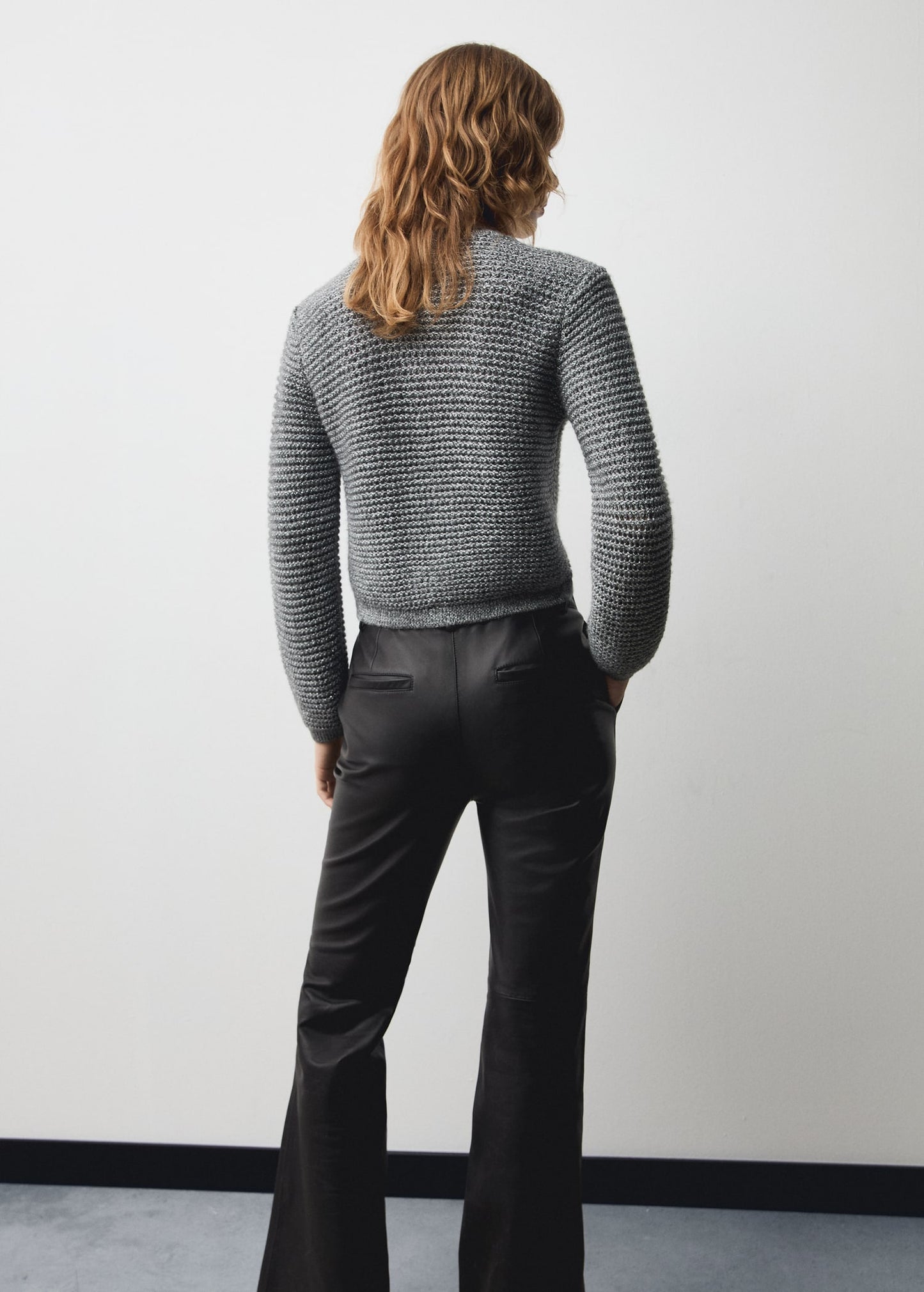 Knitted jacket wolf