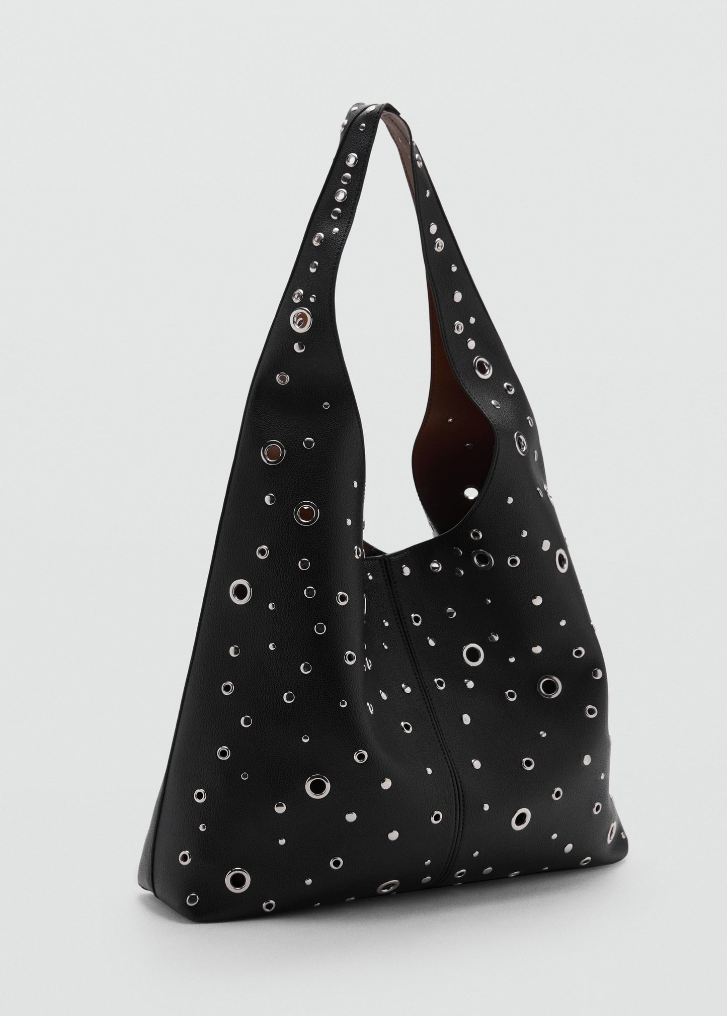 Studded die-cut bag