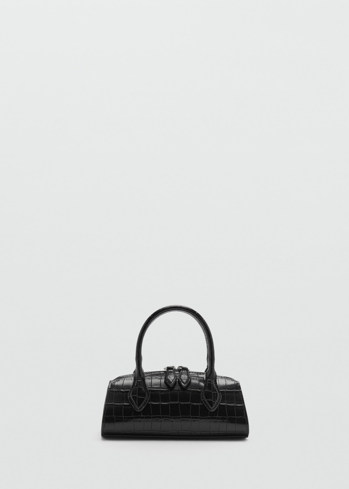 Croc-effect bag