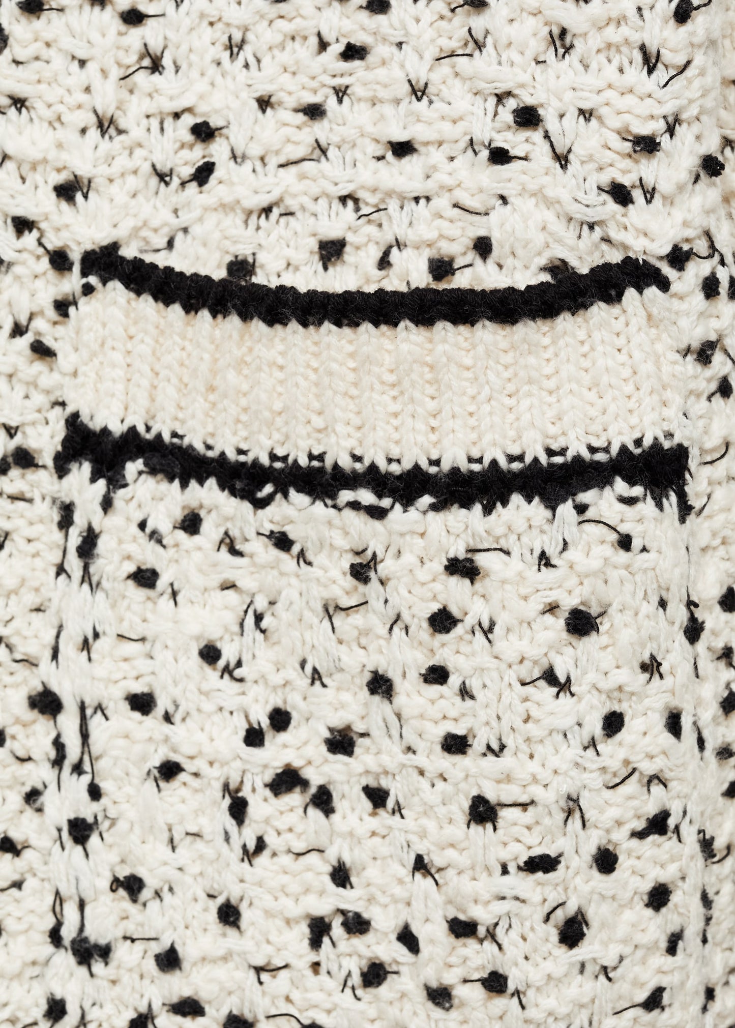 Flecked oversize cardigan