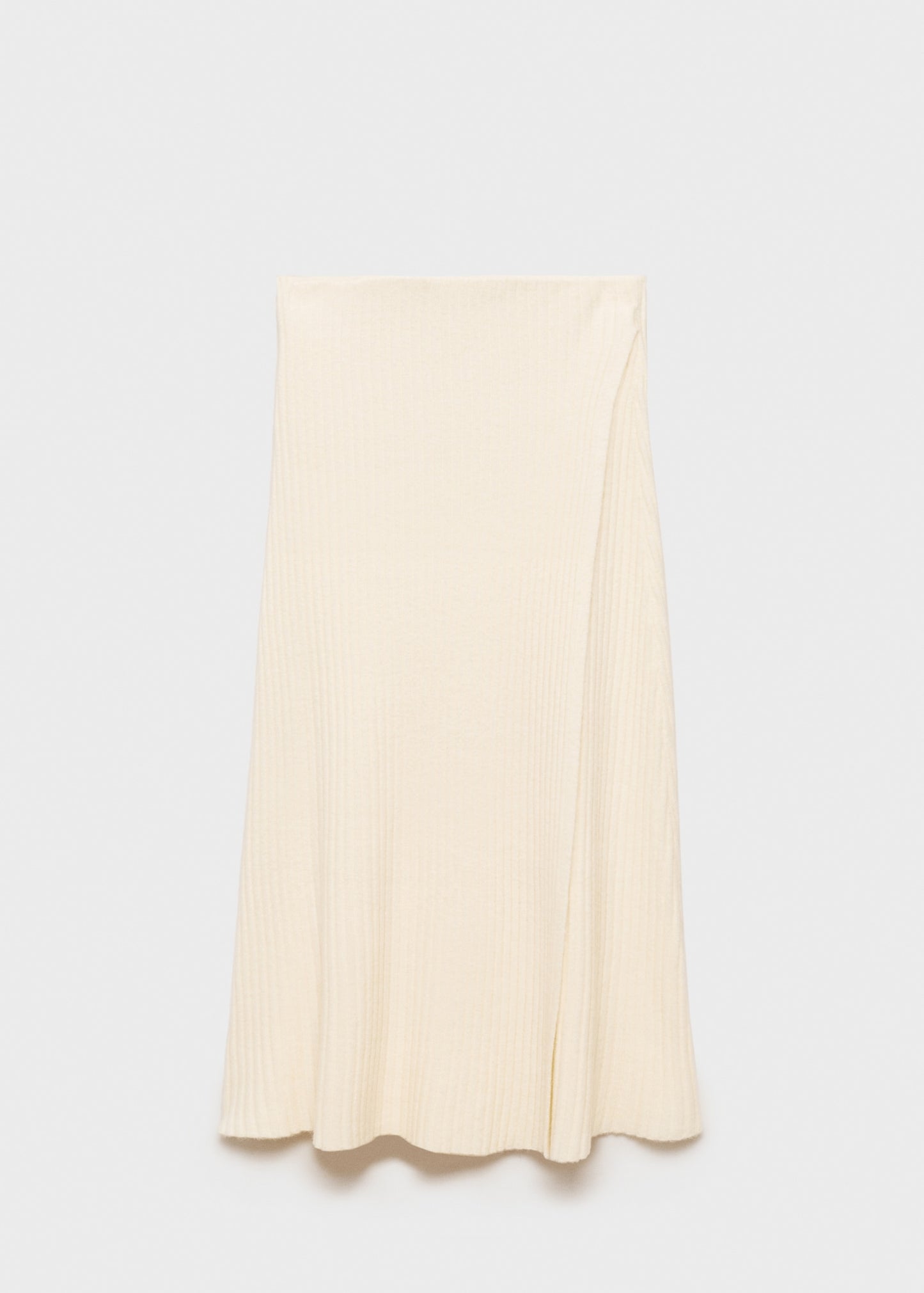 Knit wrap skirt