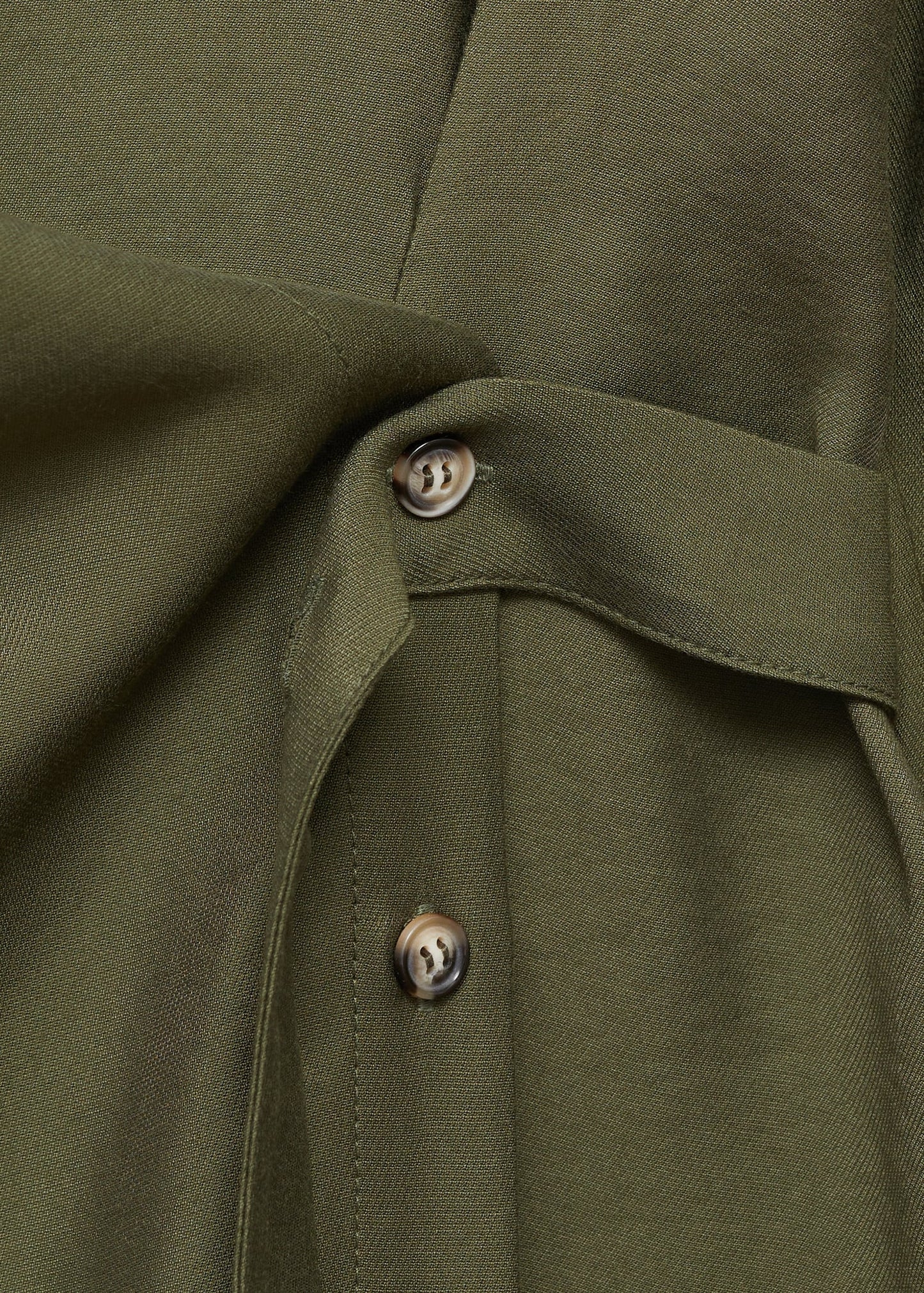 Lyocell shirt dress with bow