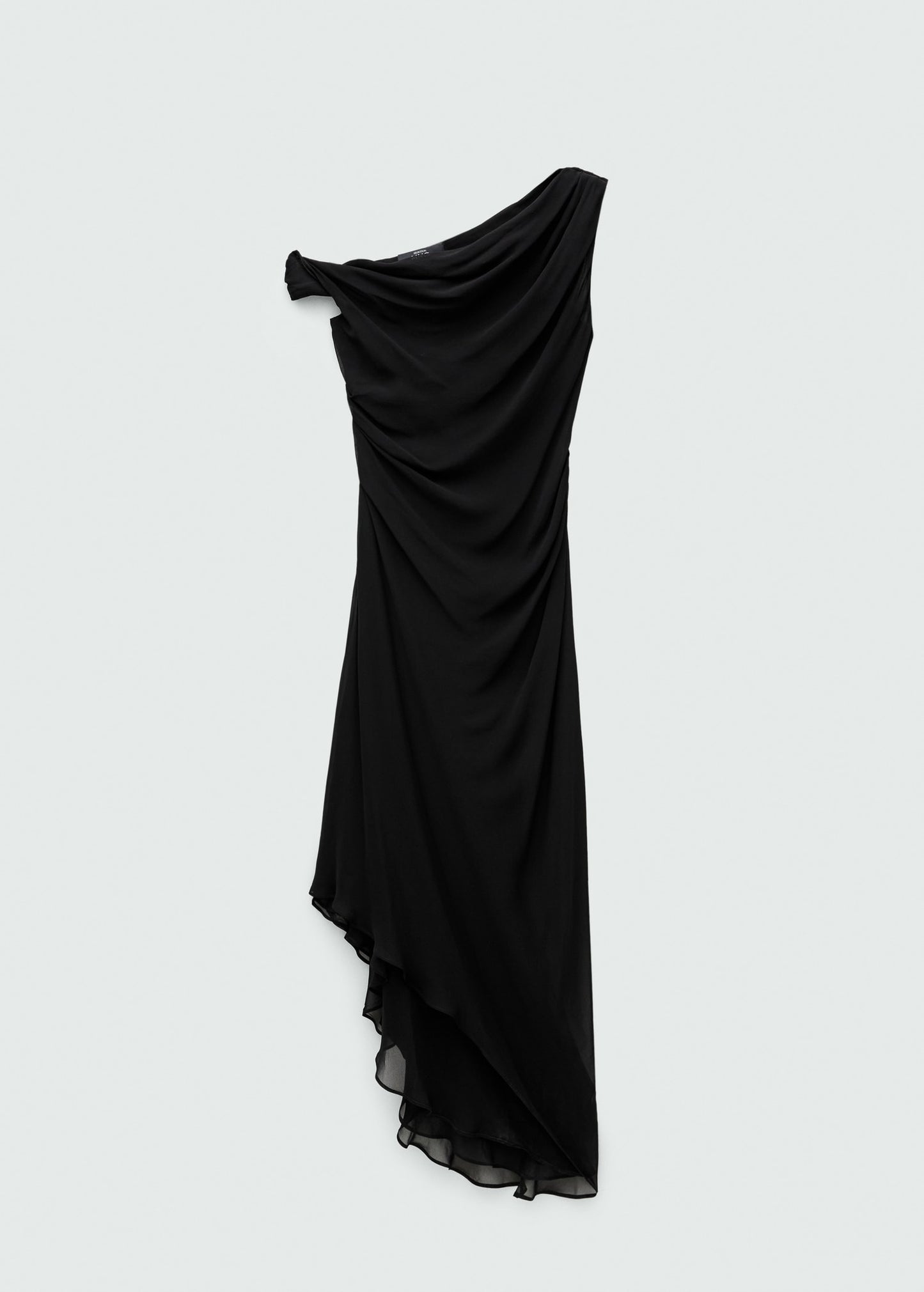 Asymmetrical pleated dress