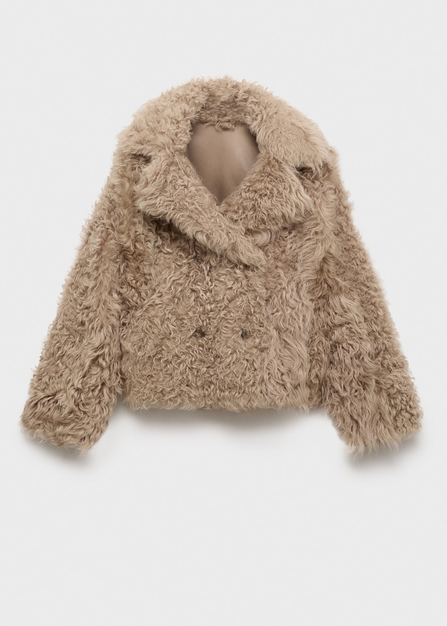 100% reversible leather coat