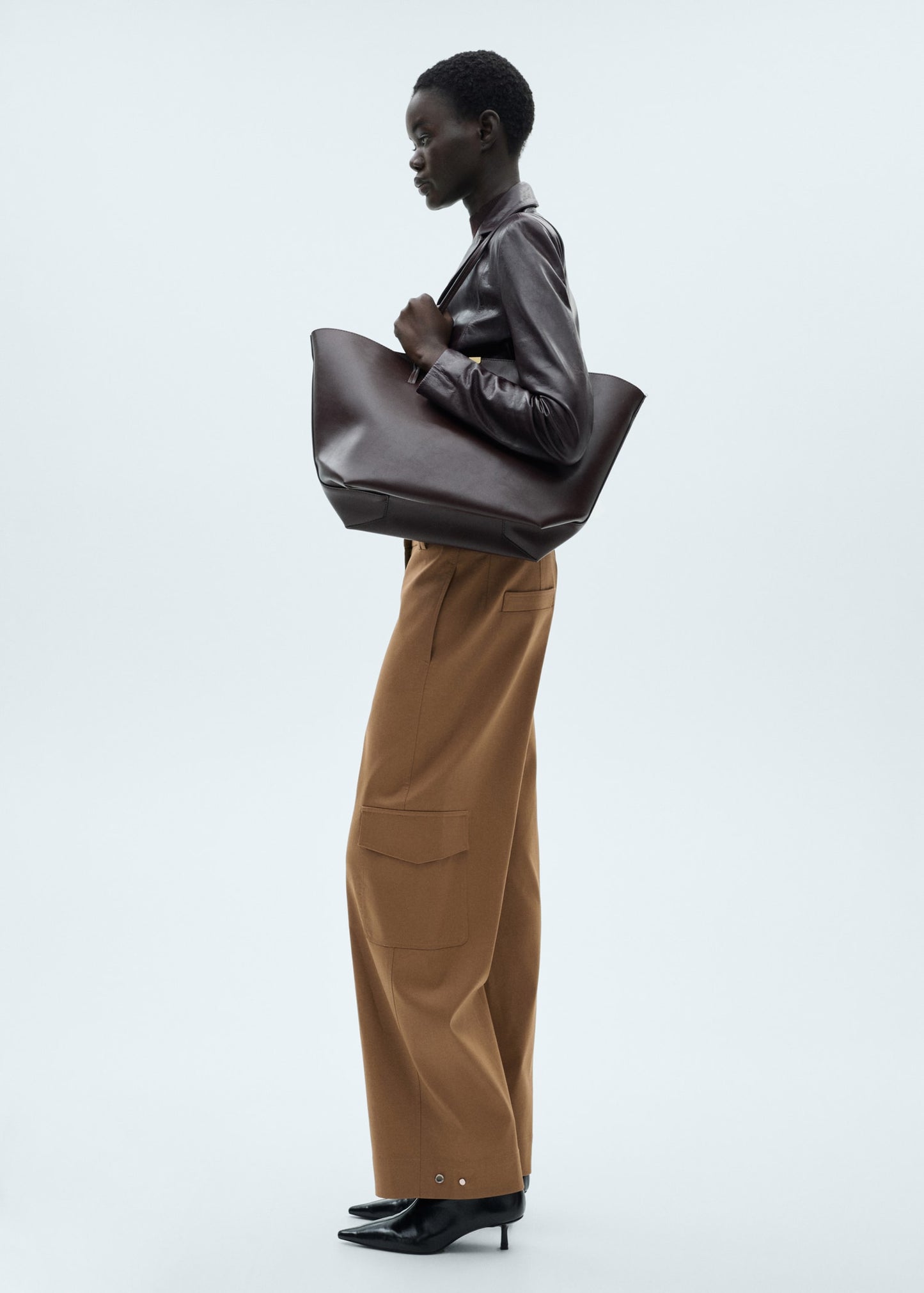 Cotton cargo trousers