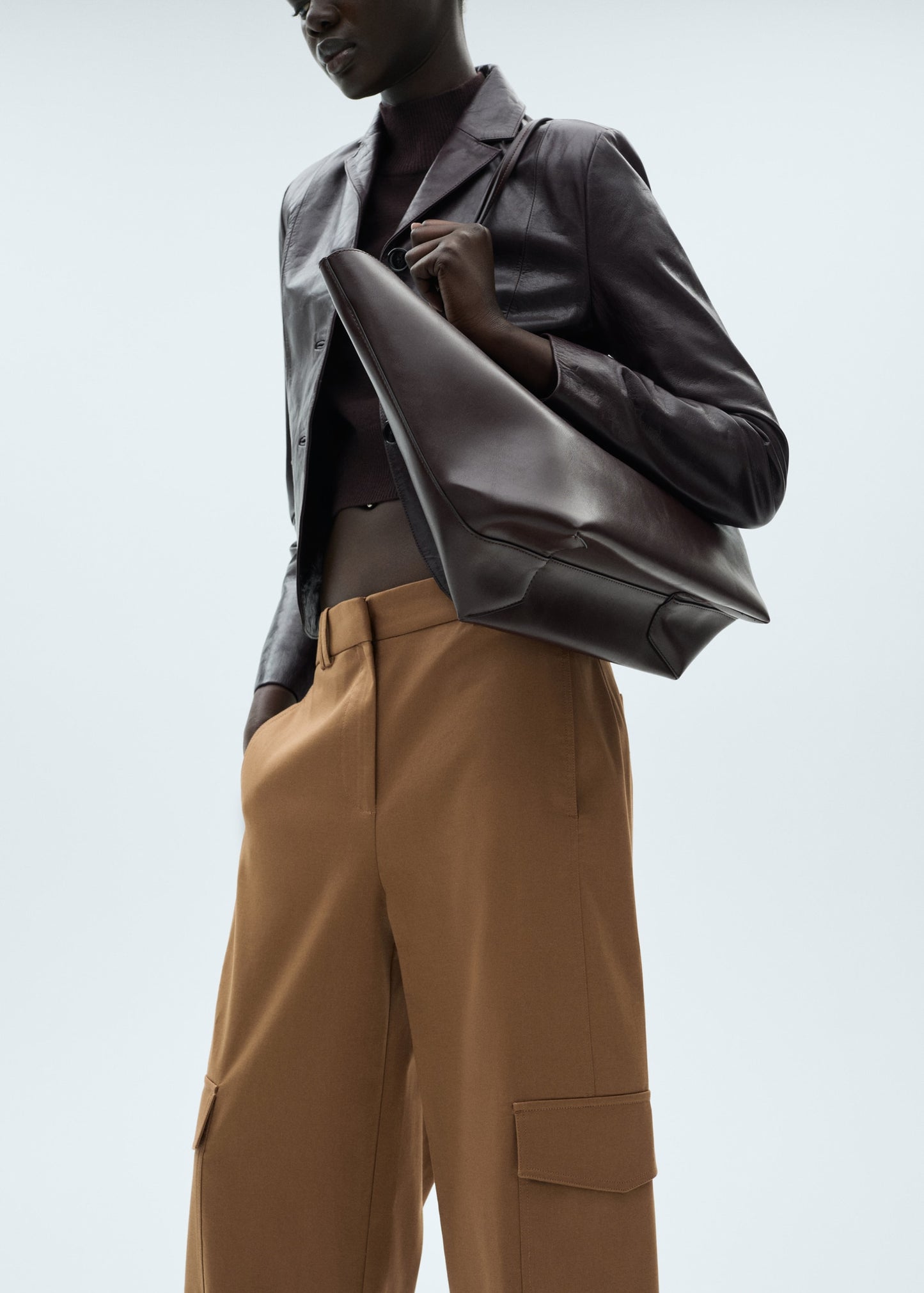 Cotton cargo trousers